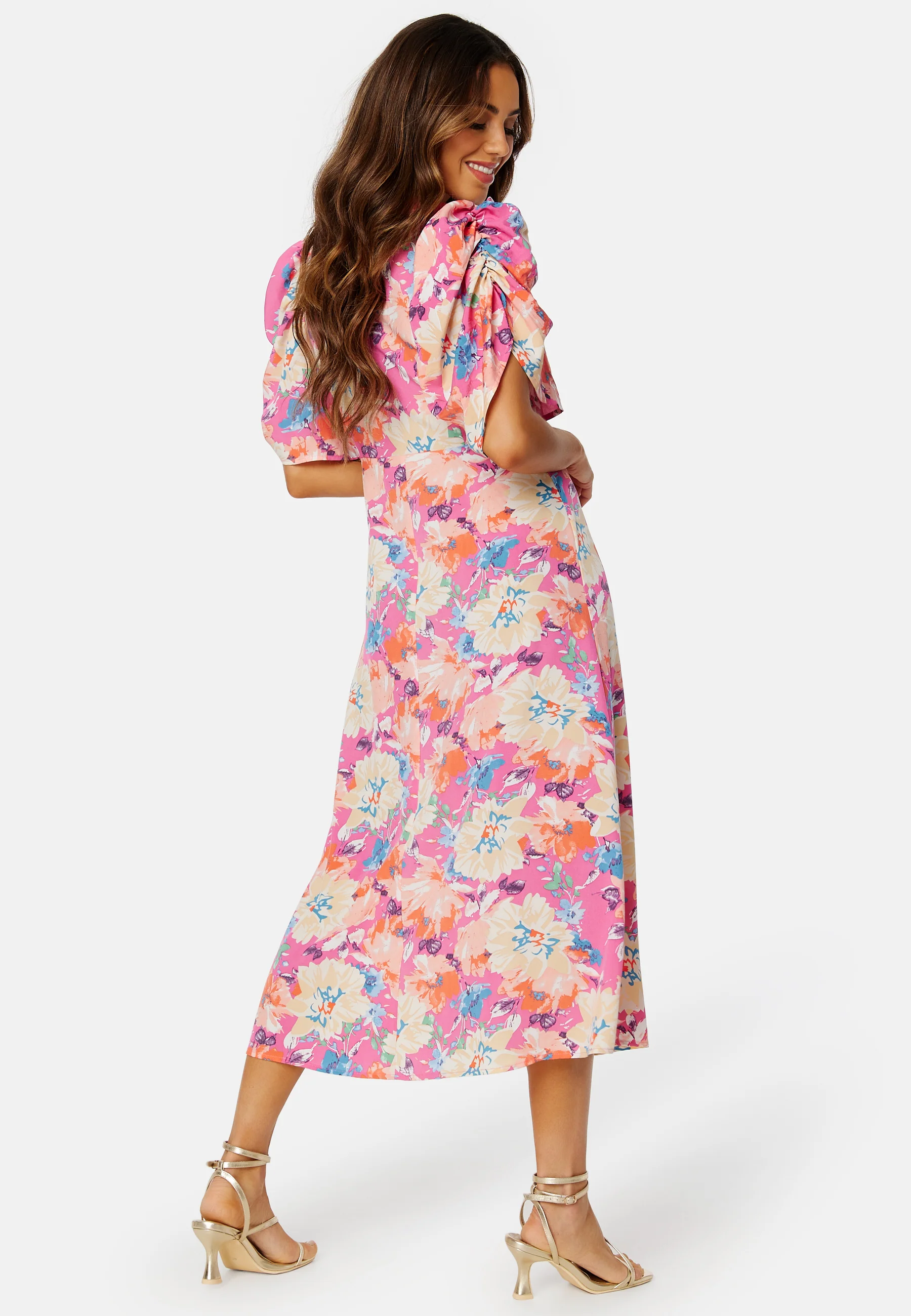 Neala Puff Sleeve Dress - Image 2