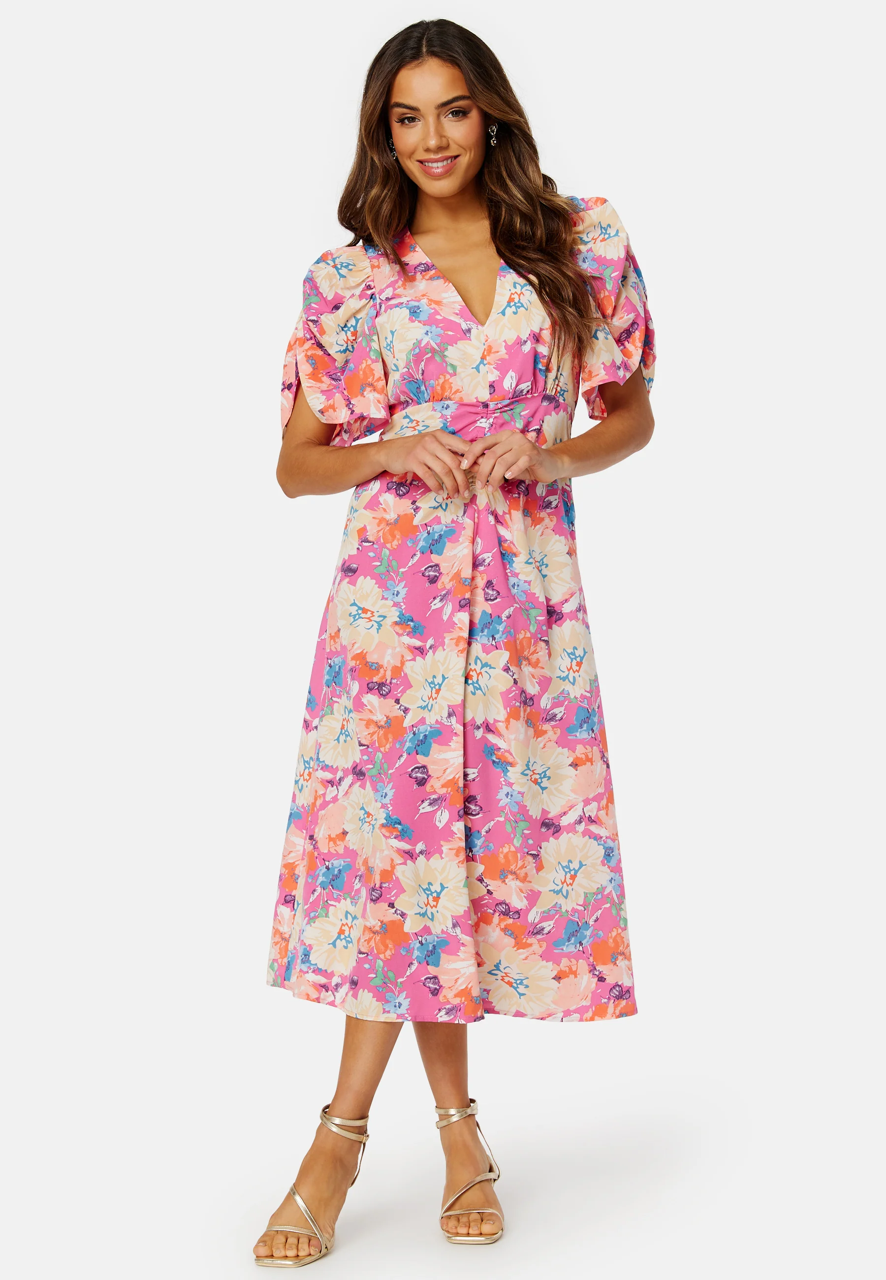 Neala Puff Sleeve Dress - Image 3