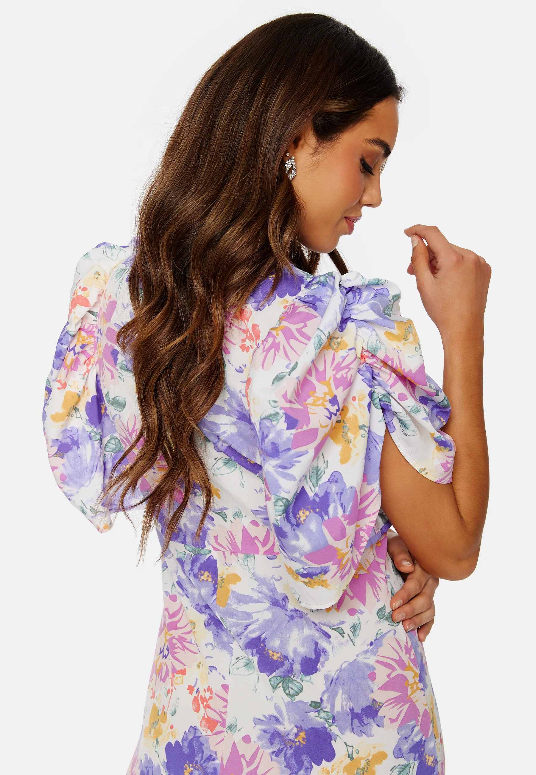 Neala Puff Sleeve Dress - Image 5