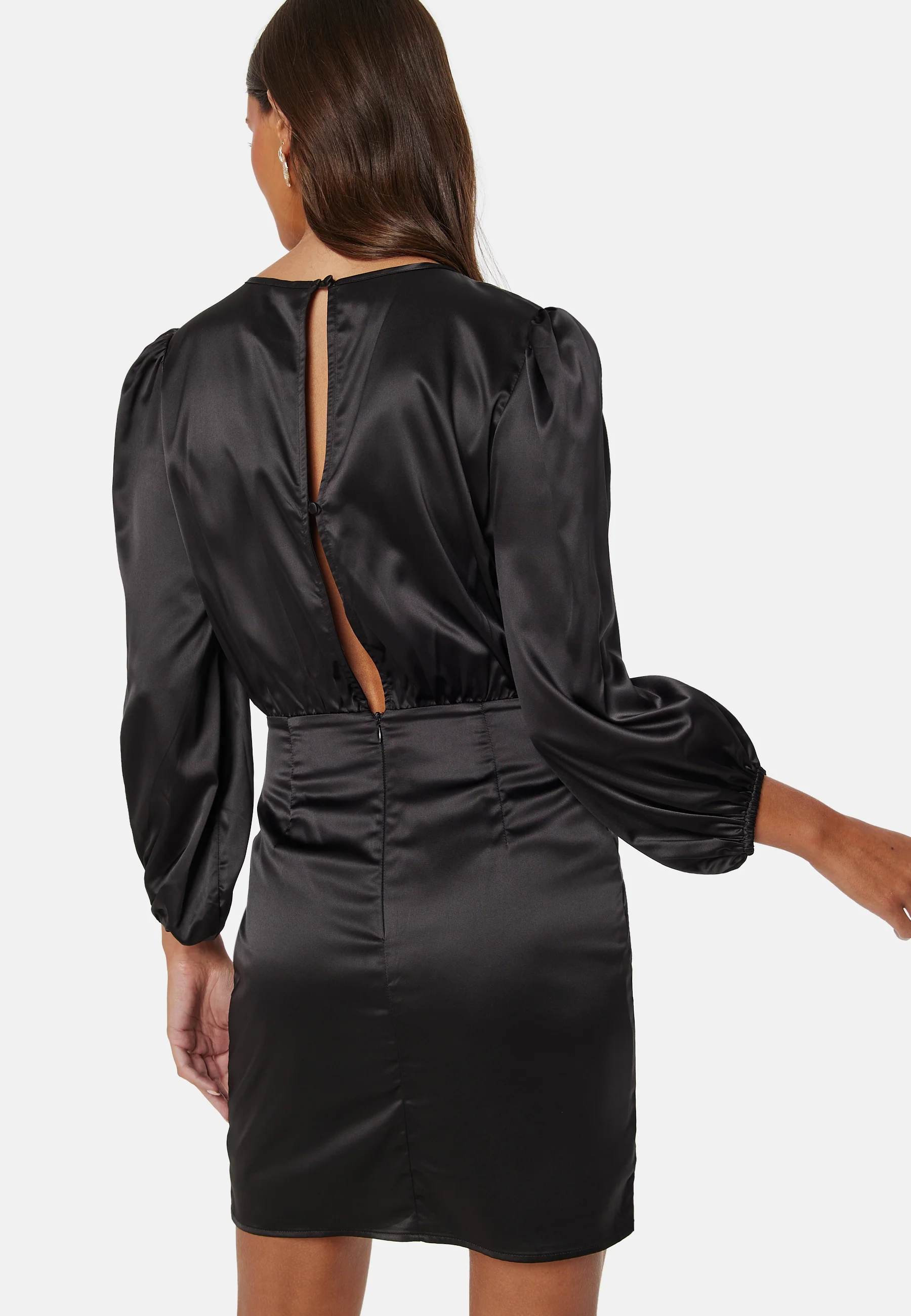 Nellie Satin Dress - Image 2