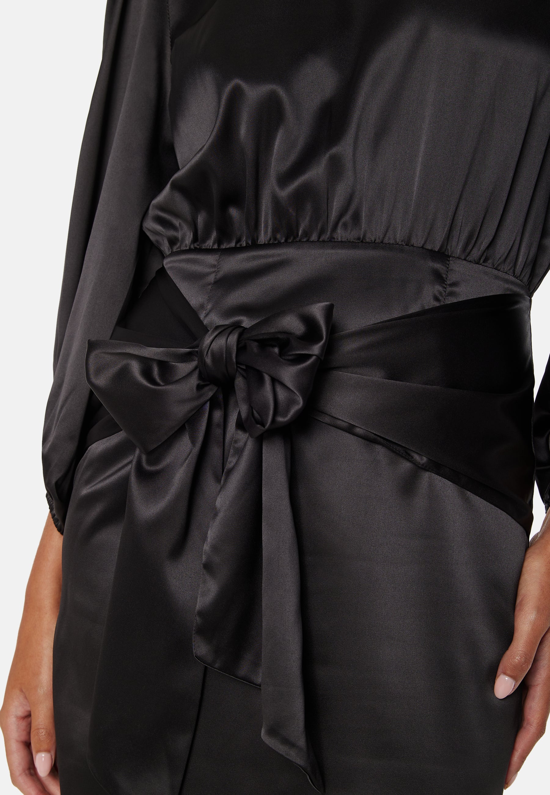 Nellie Satin Dress - Image 3
