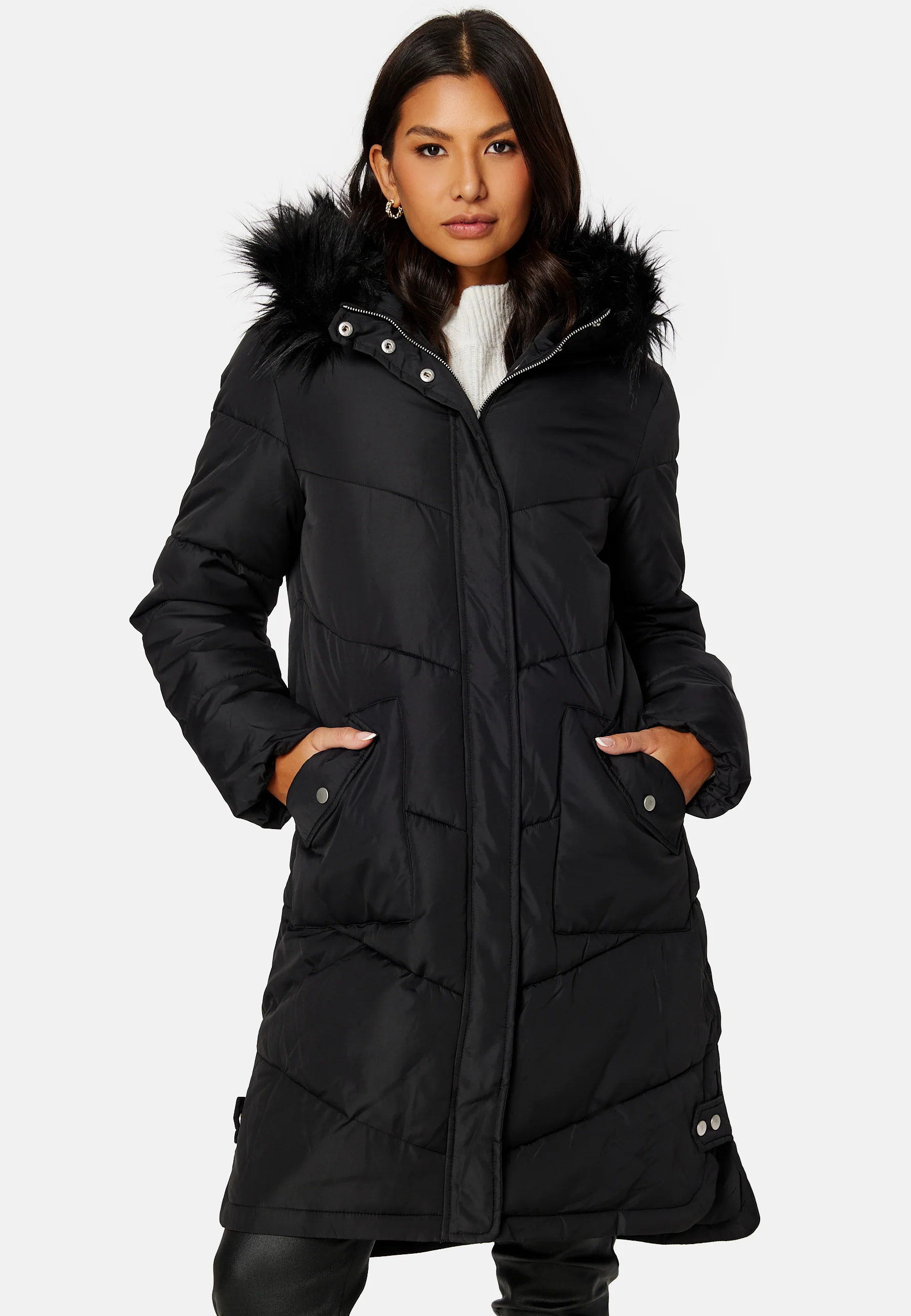 Nilla Long Padded Jacket - Image 2