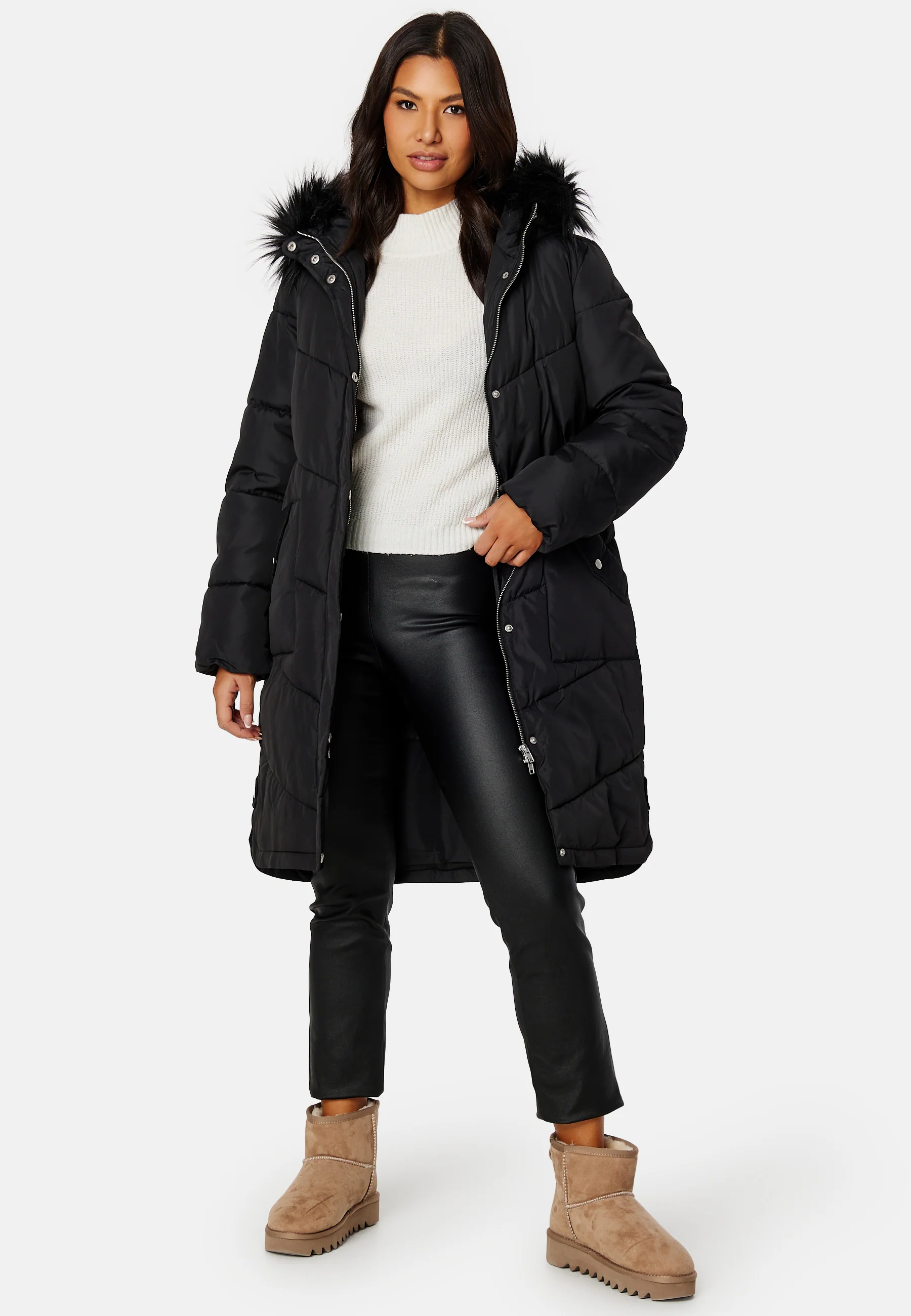 Nilla Long Padded Jacket - Image 3