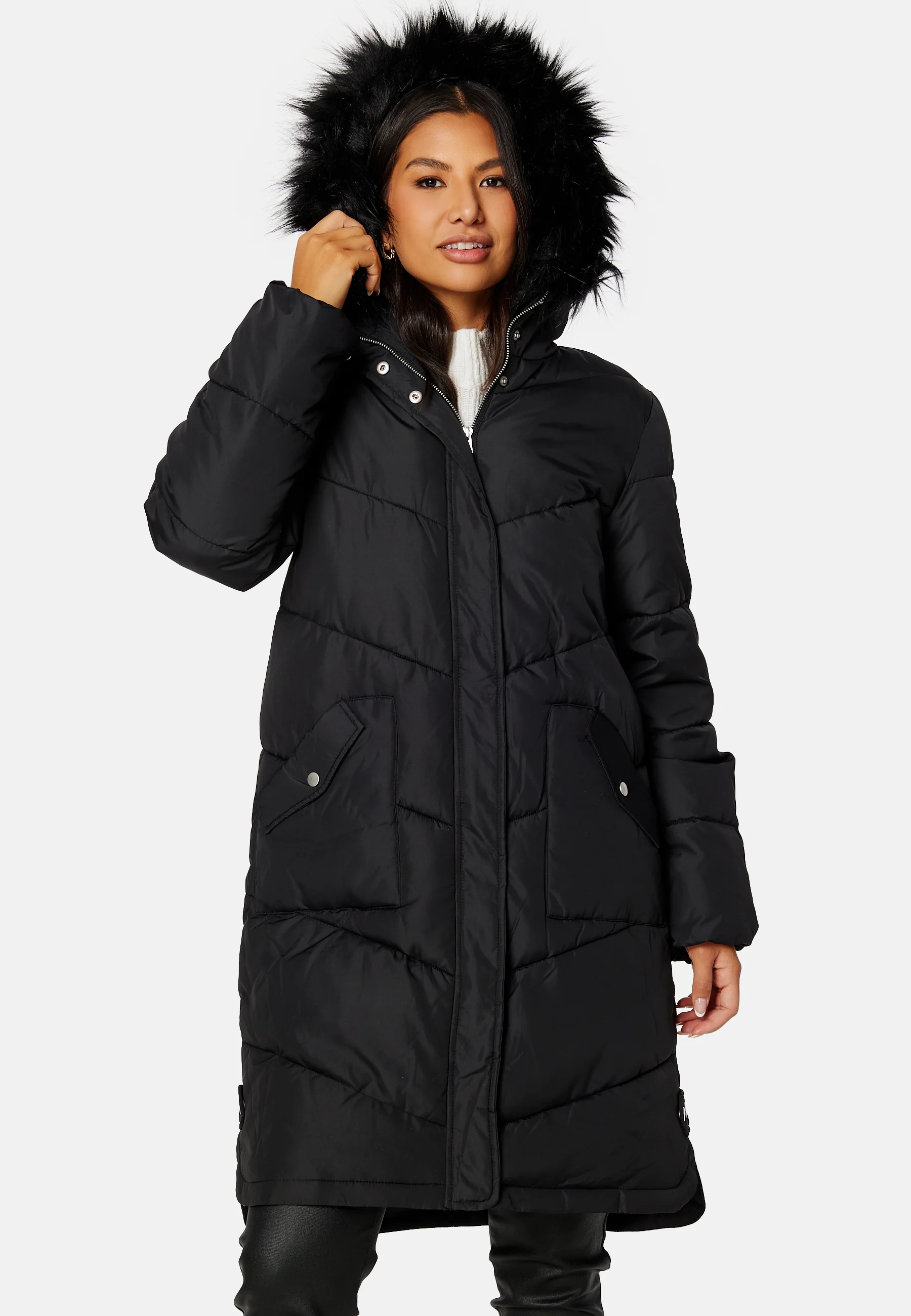 Nilla Long Padded Jacket - Image 8