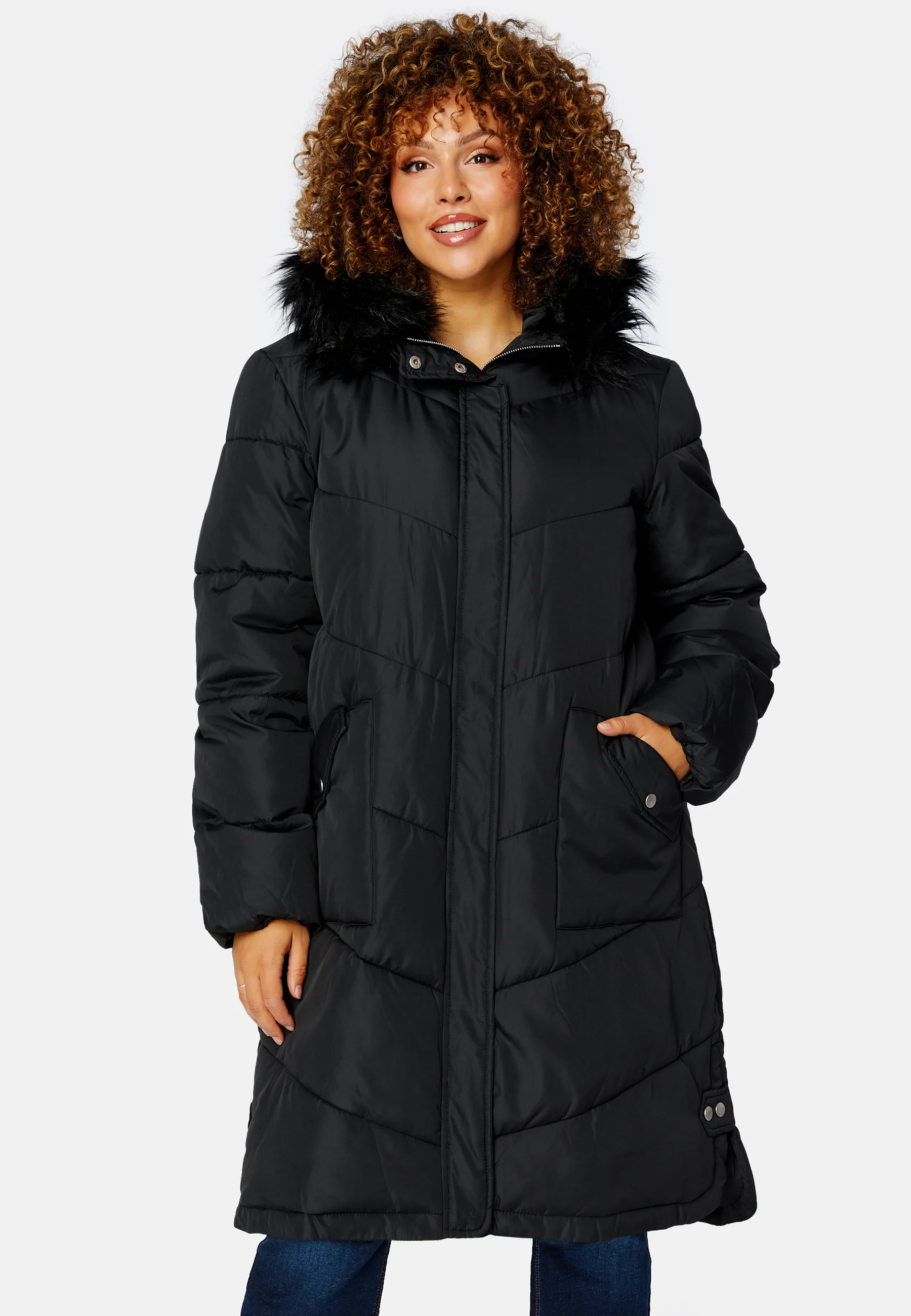 Nilla Long Padded Jacket - Image 9