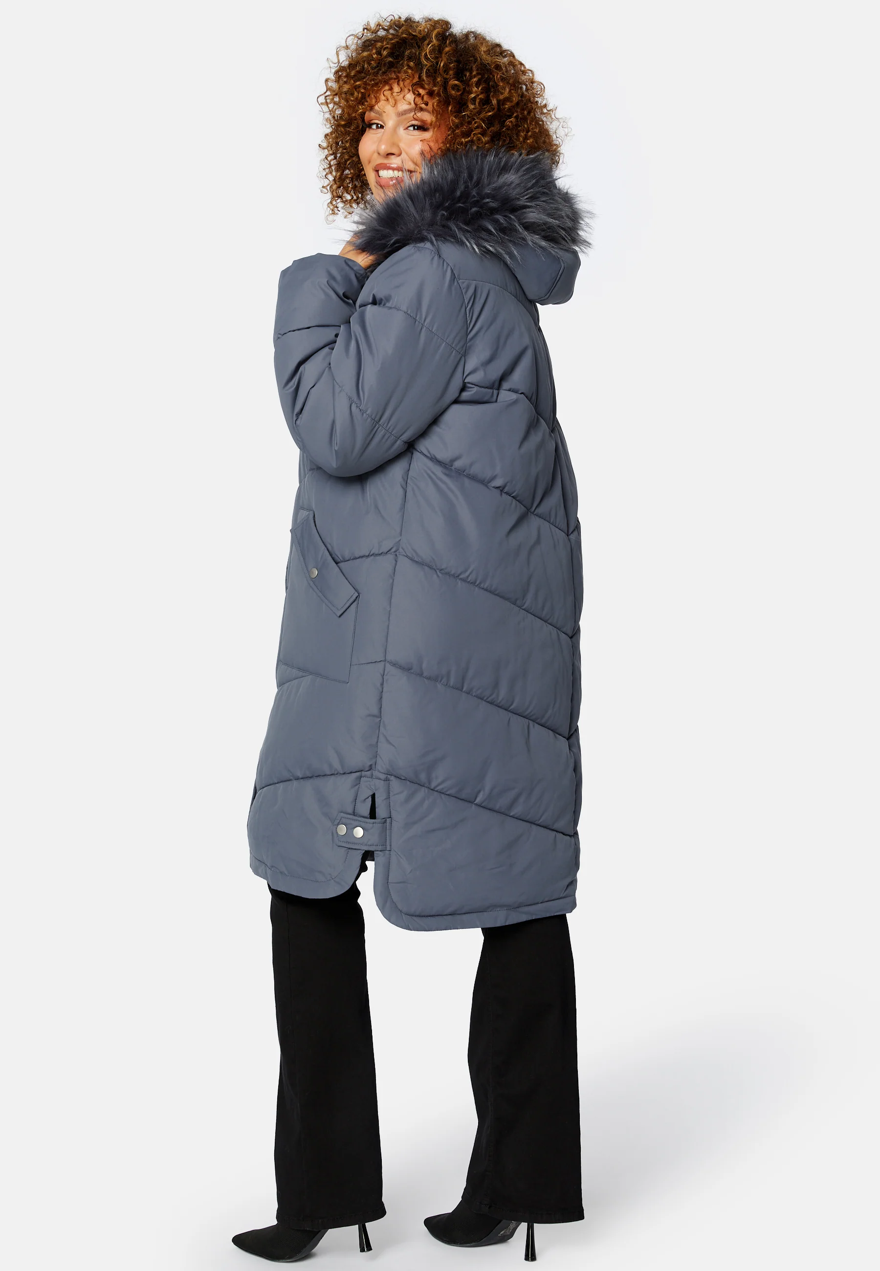 Nilla Long Padded Jacket - Image 7