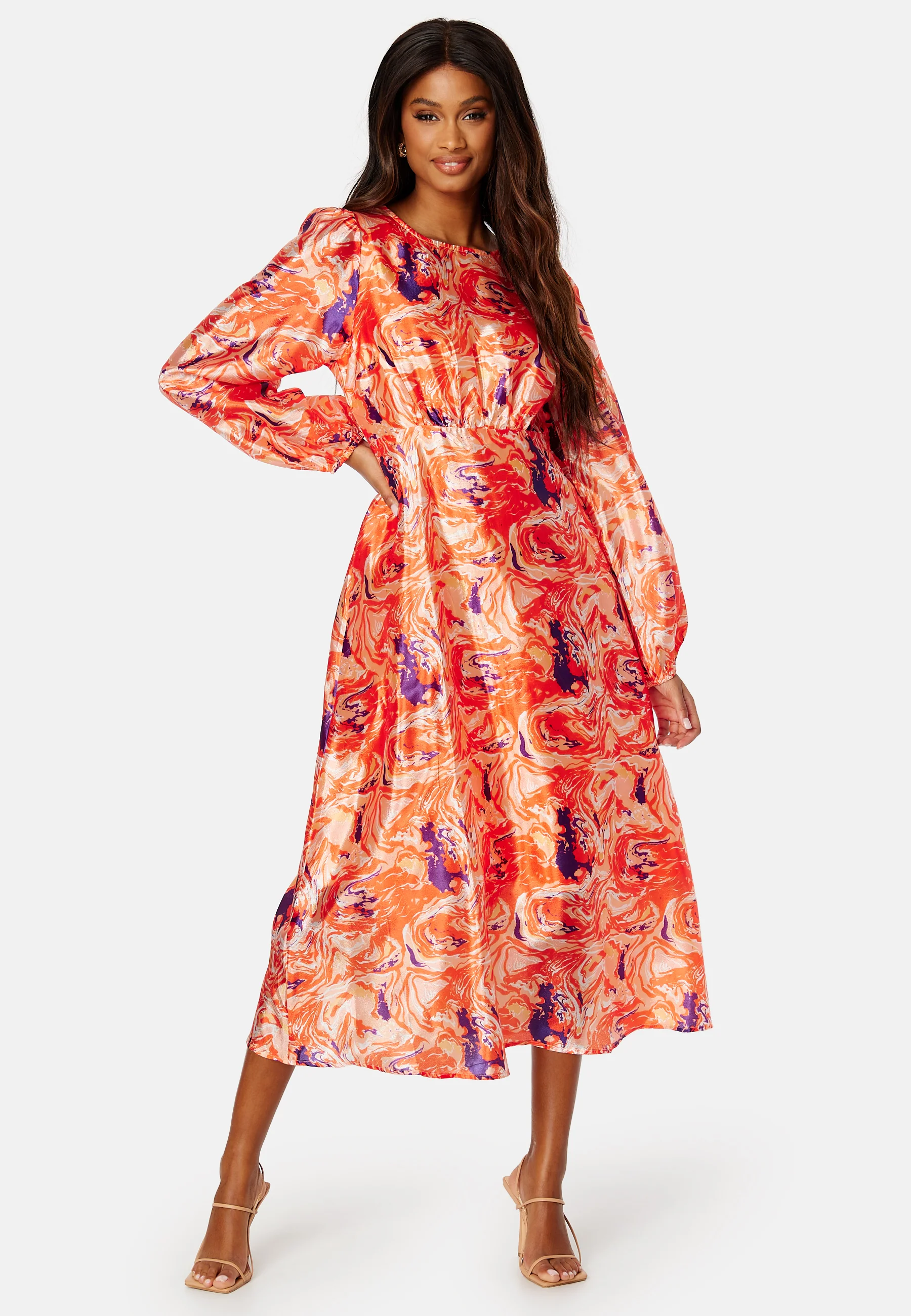 Nio LS Midi Dress