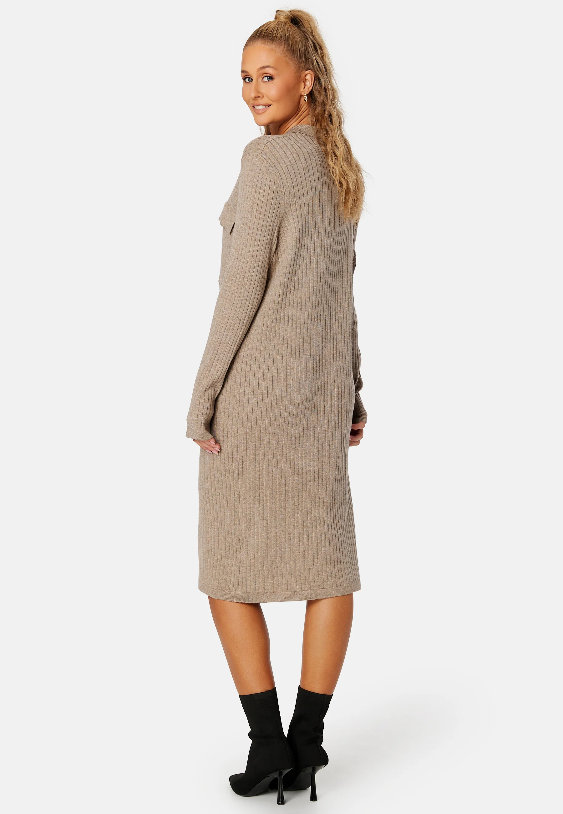 Noelle Polo Knit Dress - Image 2