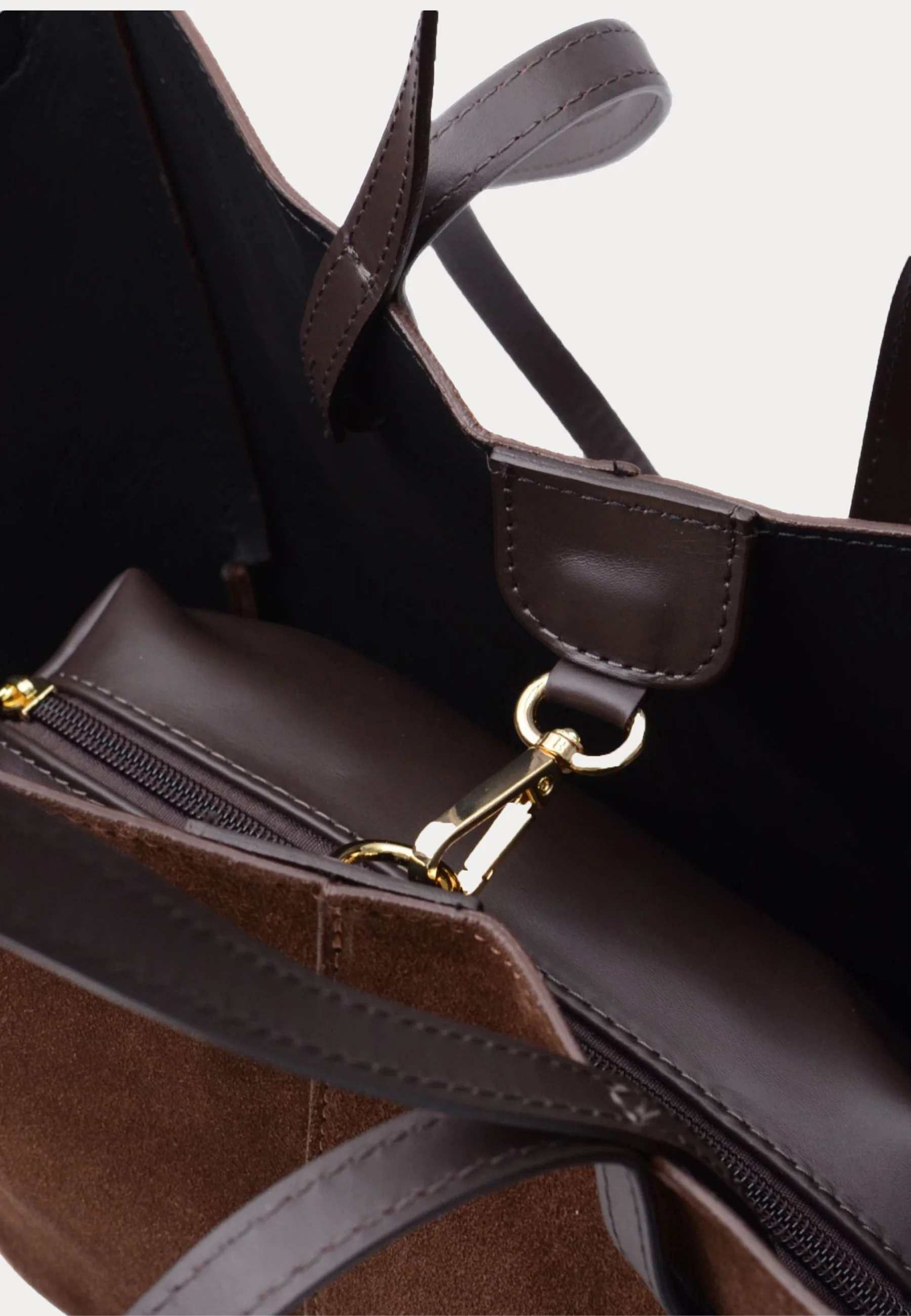 Nola Suede Handbag - Image 10