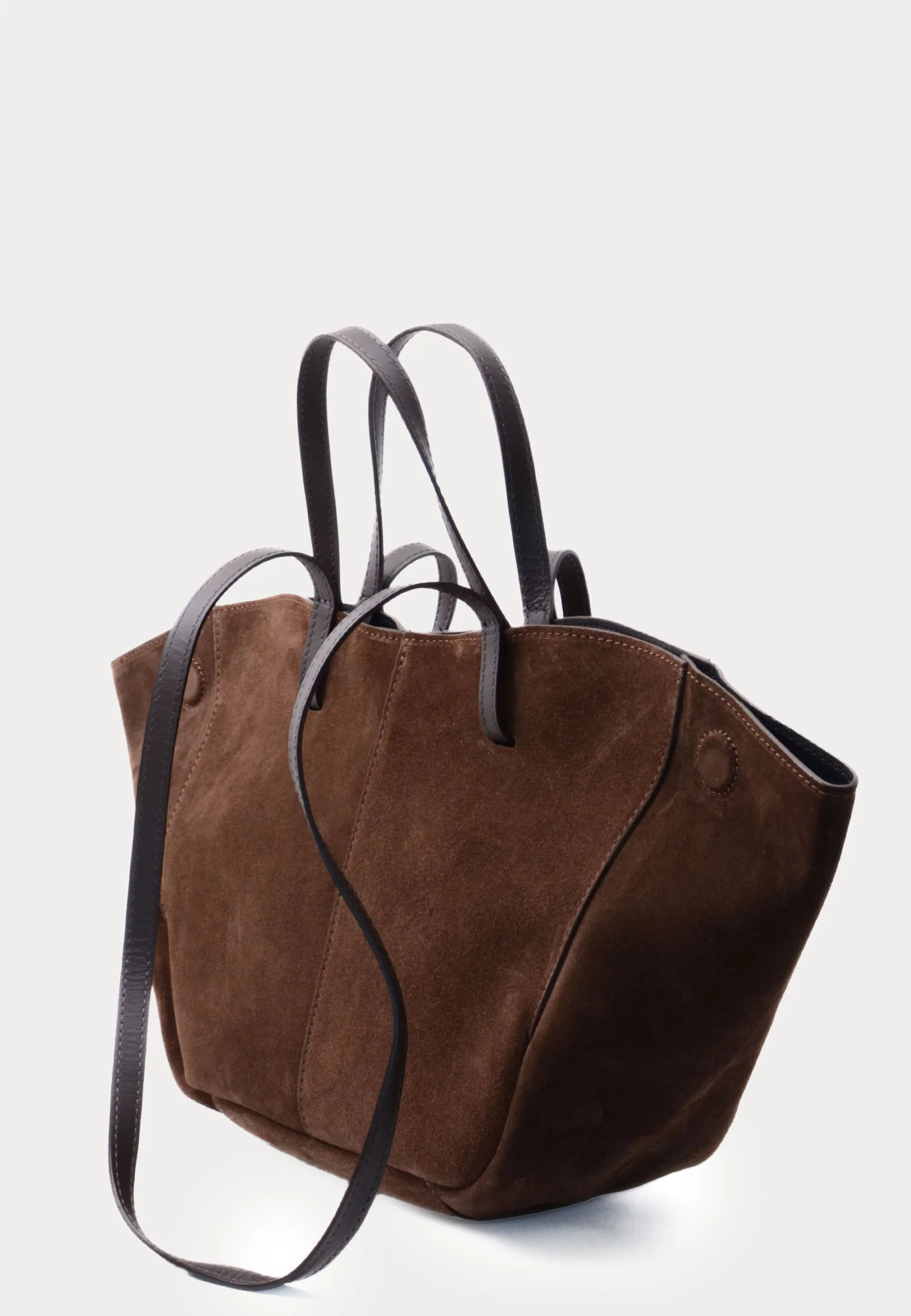 Nola Suede Handbag - Image 9