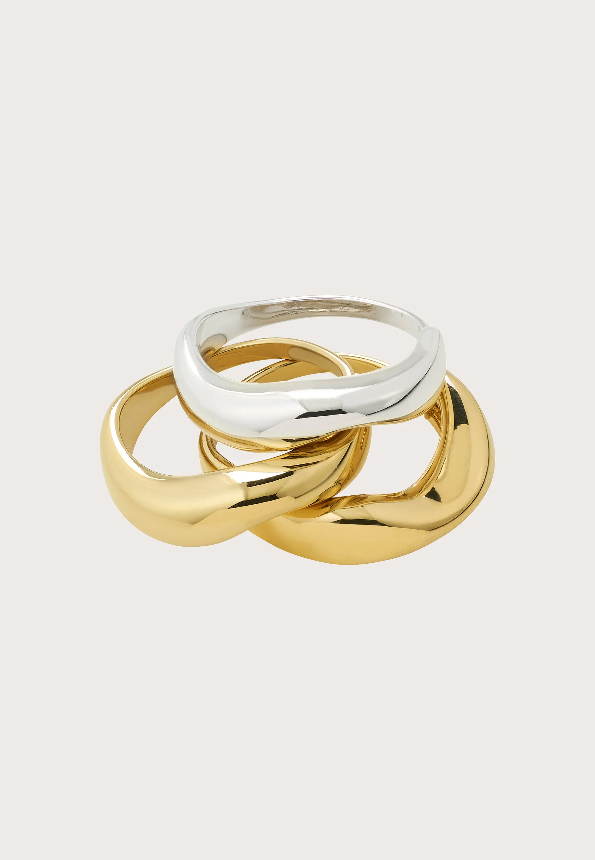 Nova Rings 3-in-1 Set, Gold-plated - Image 2