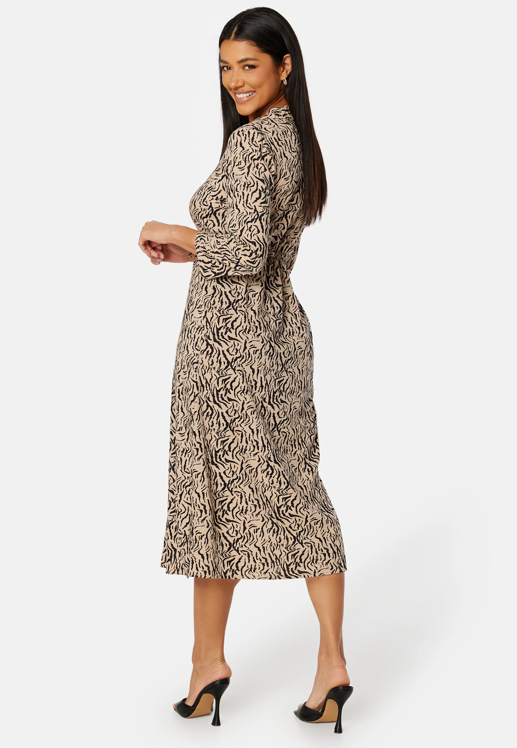 Nya 3/4 Midi Dress - Image 3