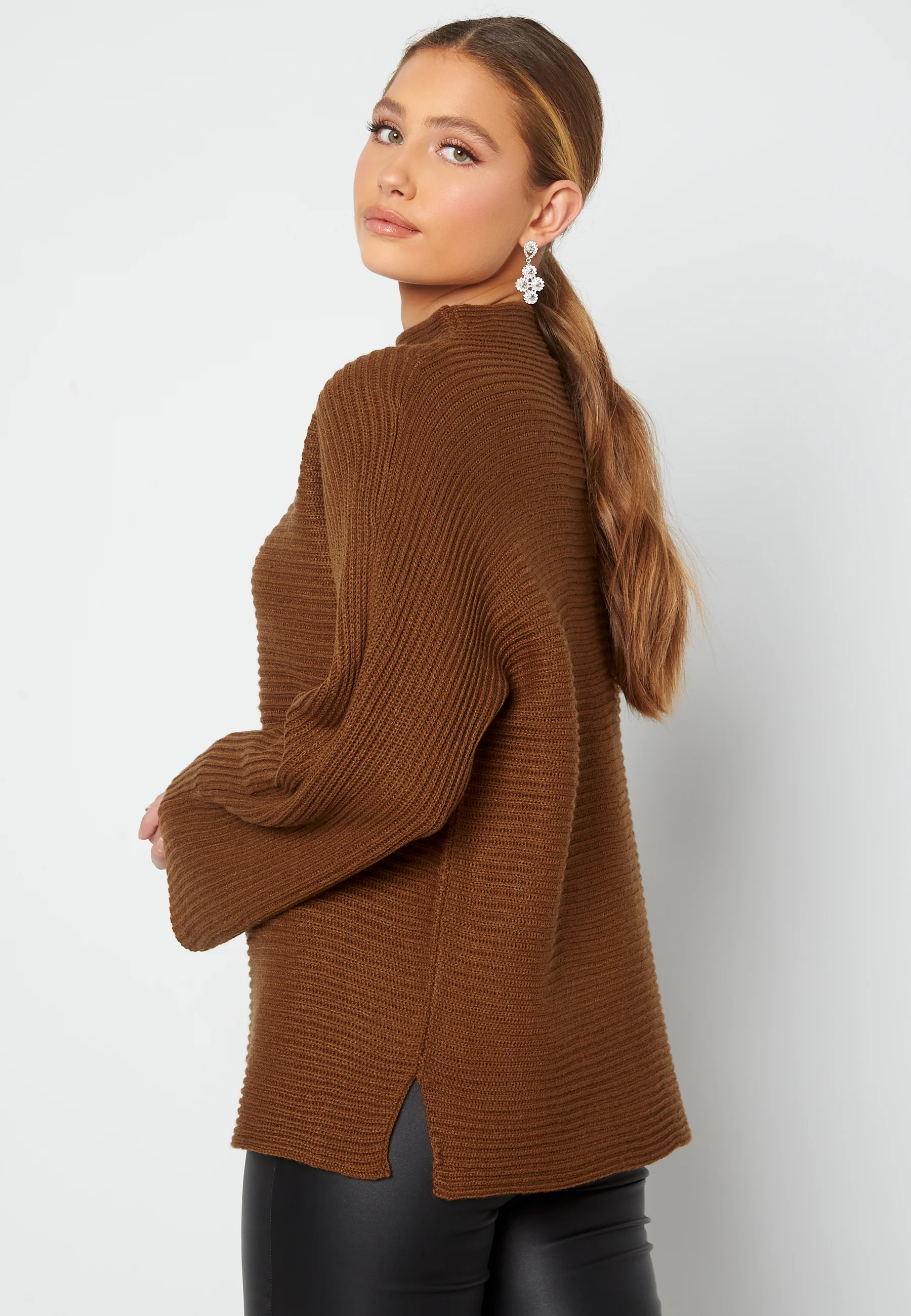 Oa Funnel Neck Knit Top - Image 3