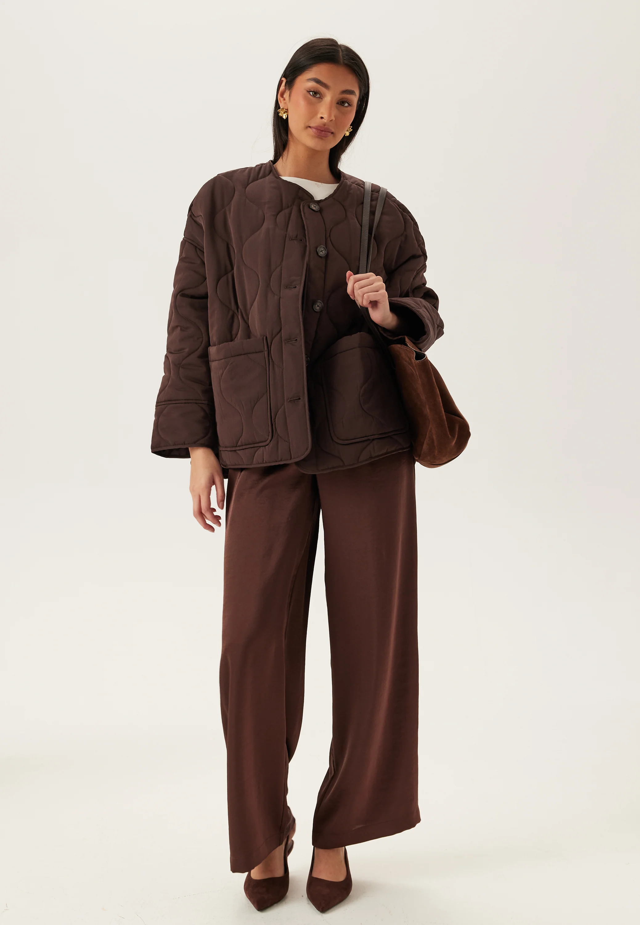 Objallie Ls Lo Quilted Jacket - Image 4