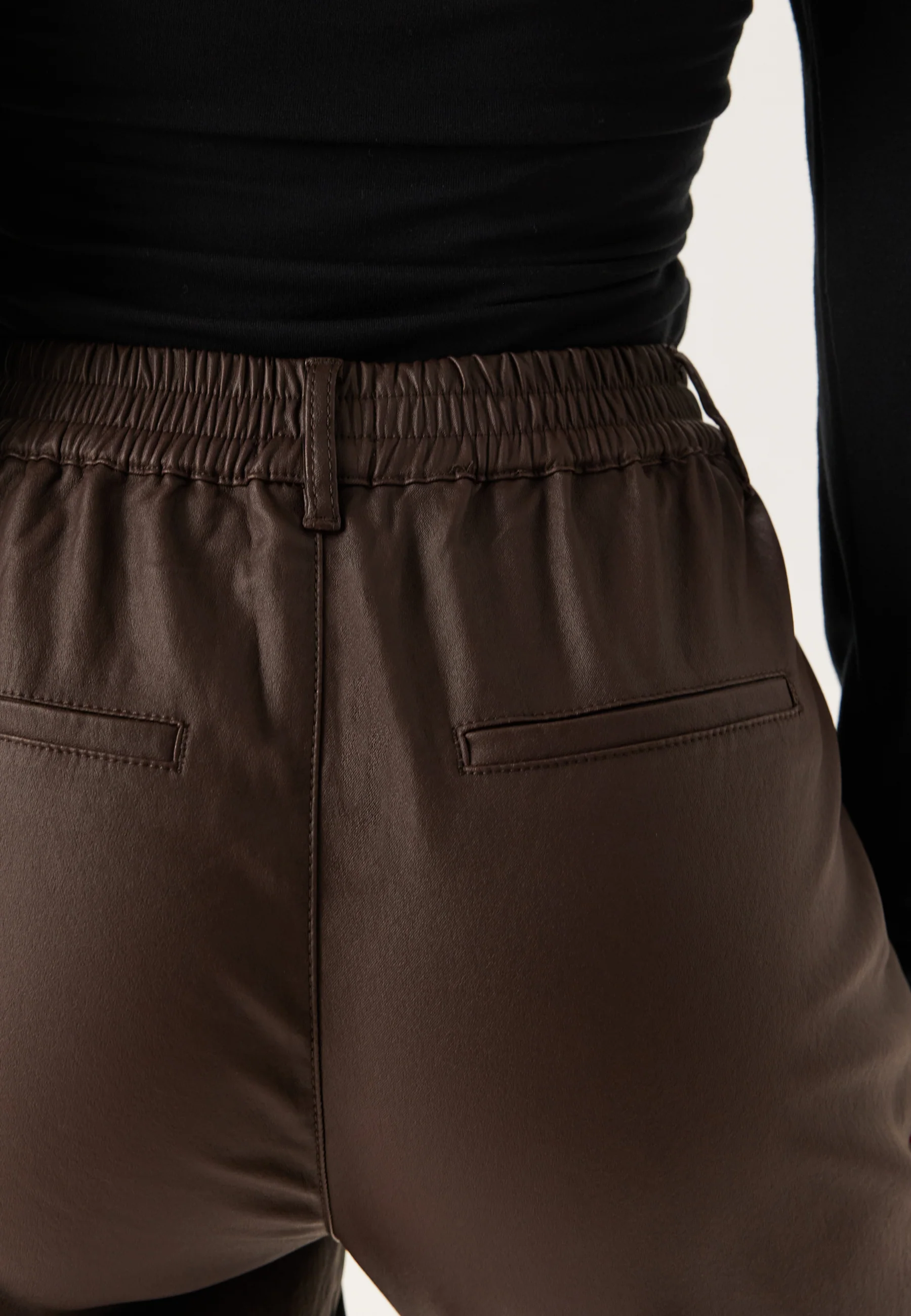 Objbelle Lisa Coated Pant Noos - Image 4