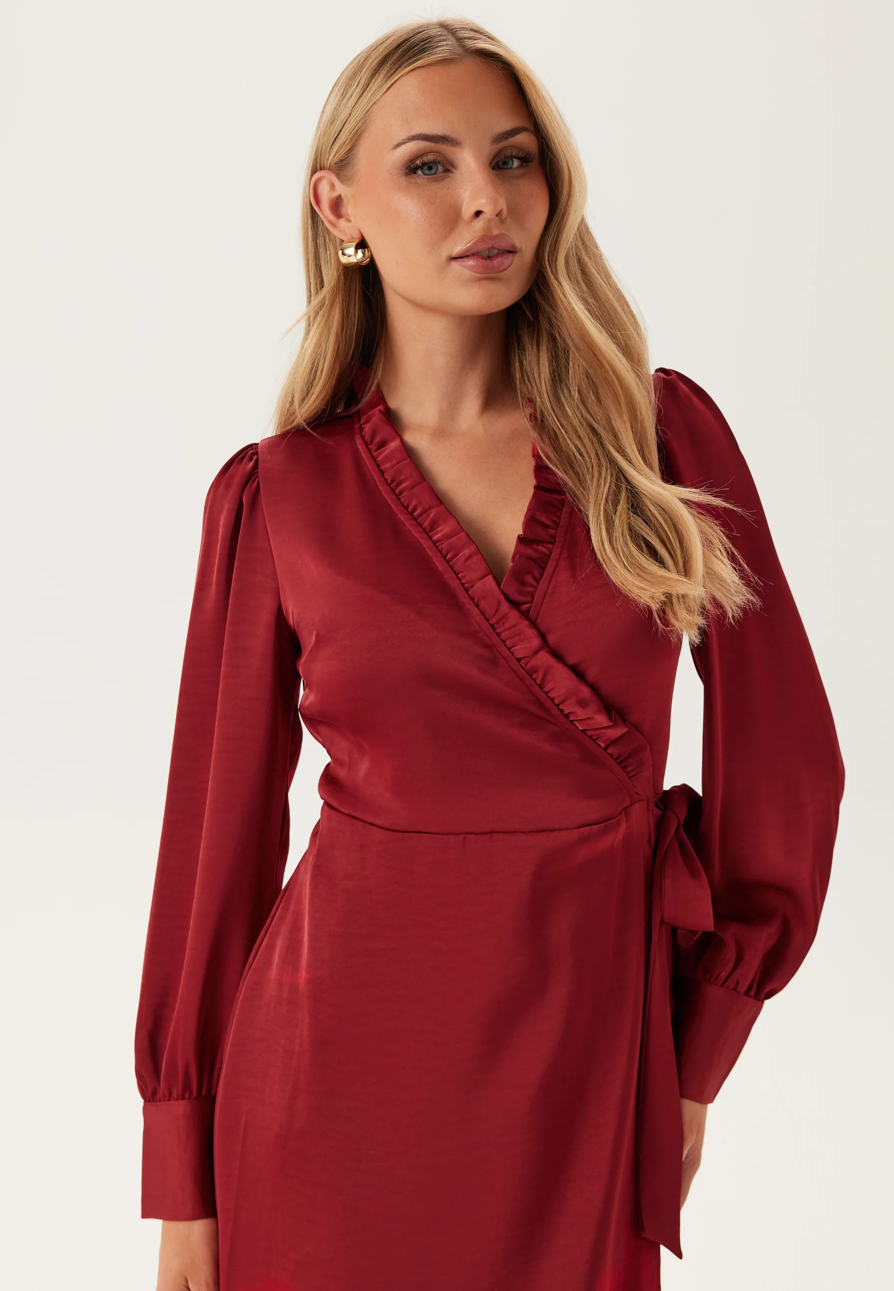 Objchilli L/S WRAP DRESS WRAP - Image 3