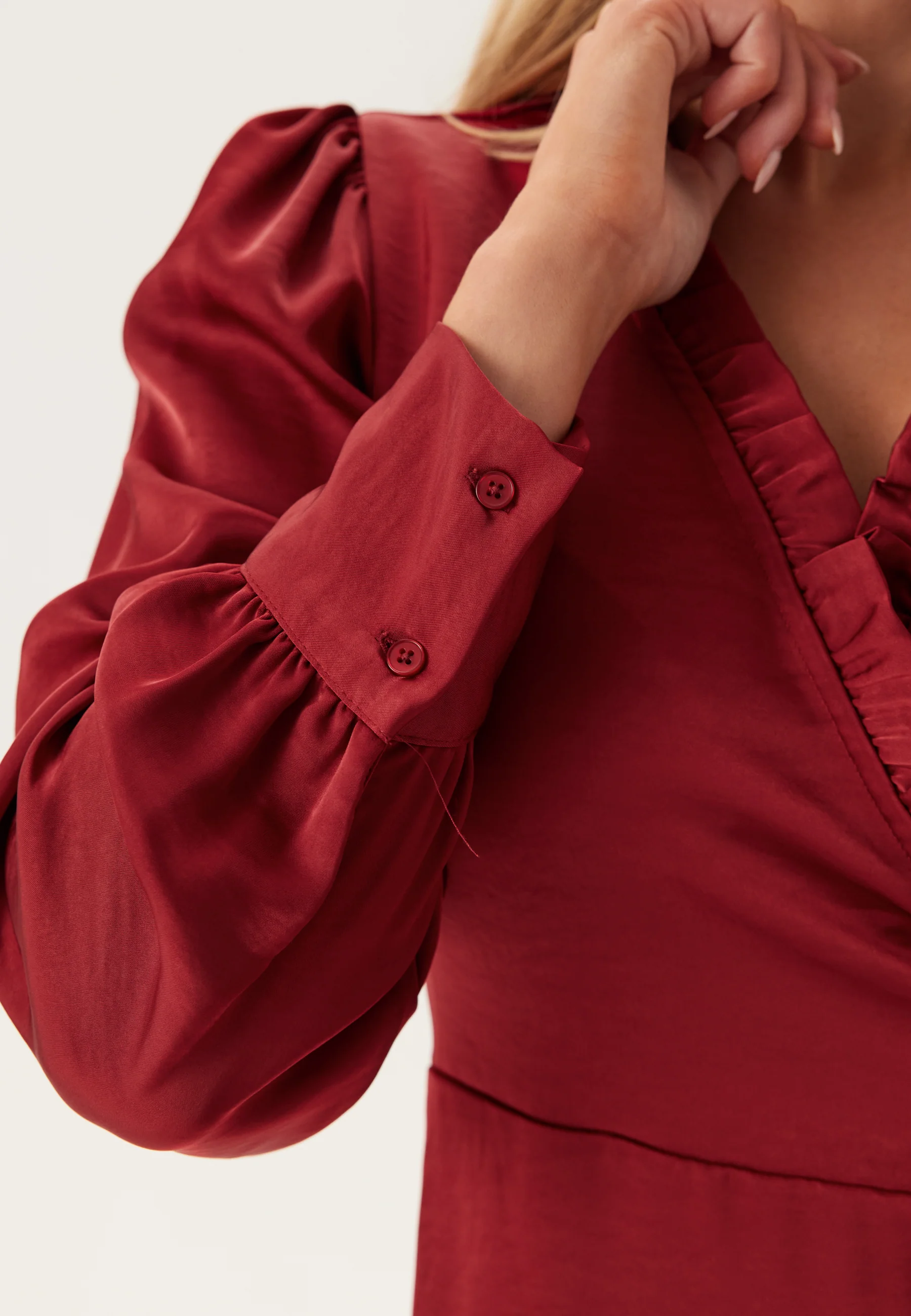 Objchilli L/S WRAP DRESS WRAP - Image 4