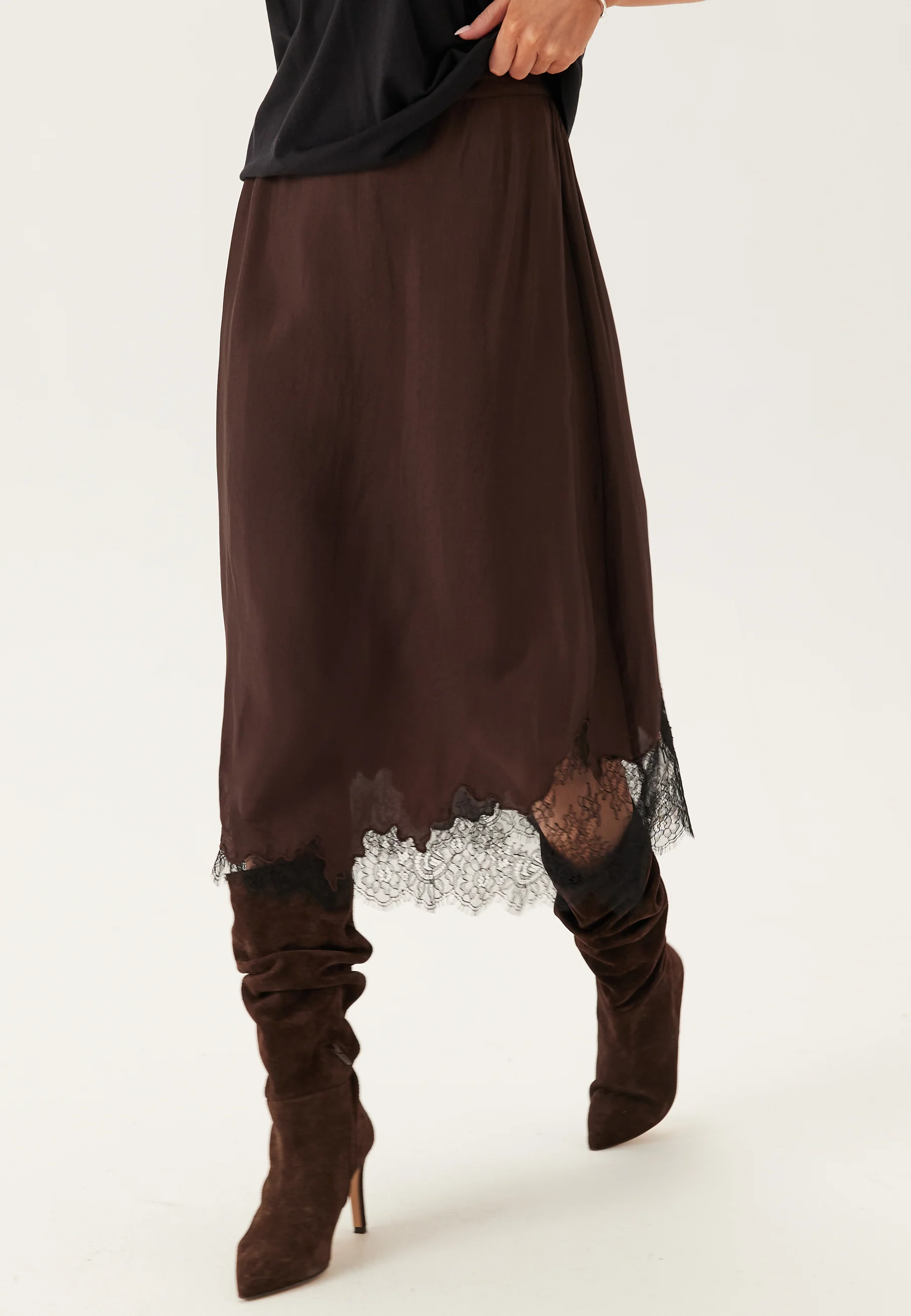 Objdalme Mw Long Lace Skirt - Image 2