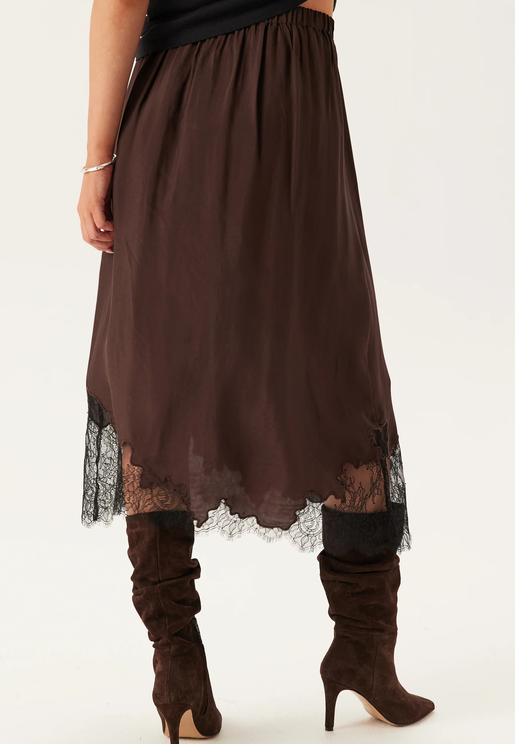 Objdalme Mw Long Lace Skirt - Image 4
