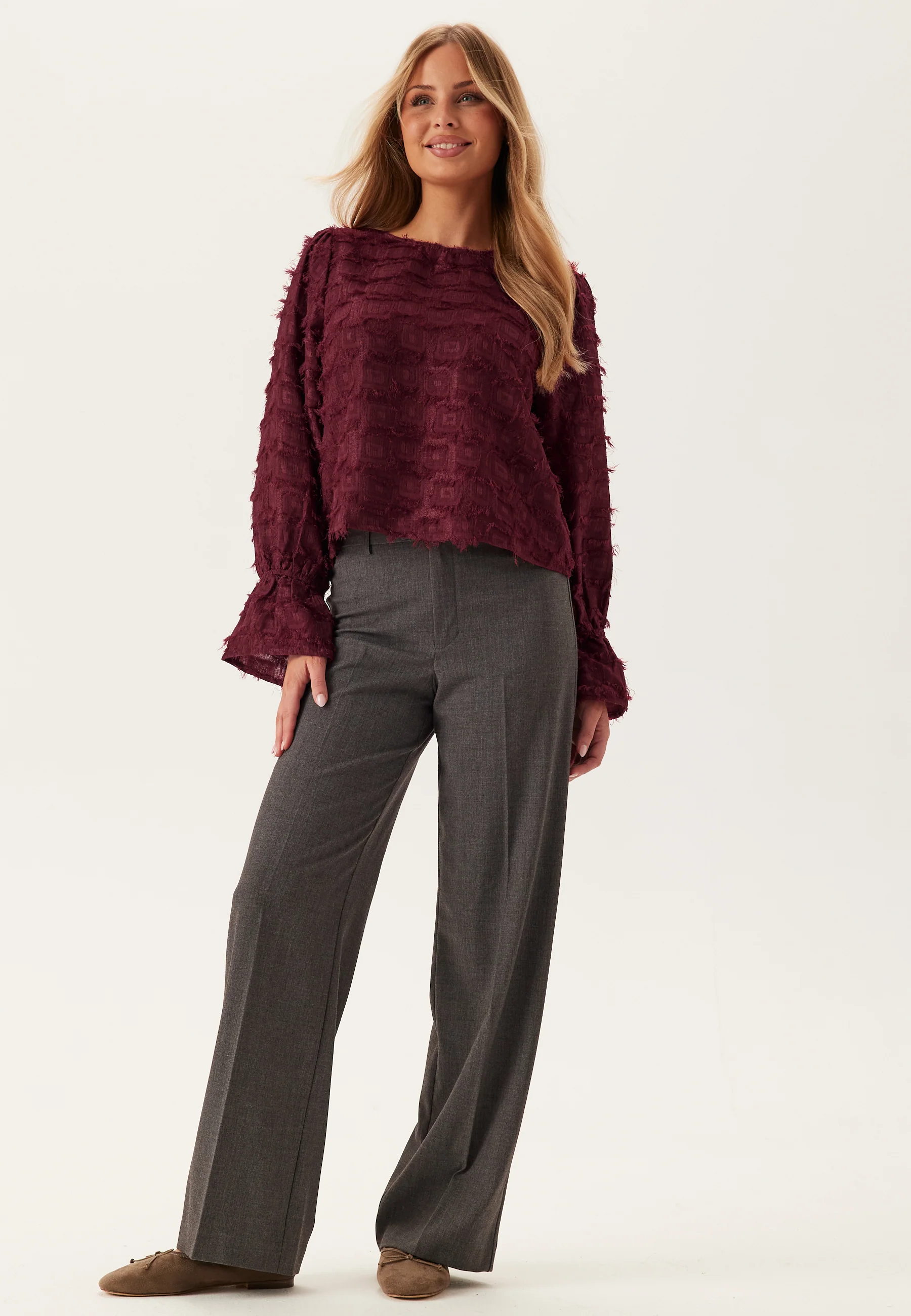 Objdaria Re L/S O-NECK TOP  O- - Image 3
