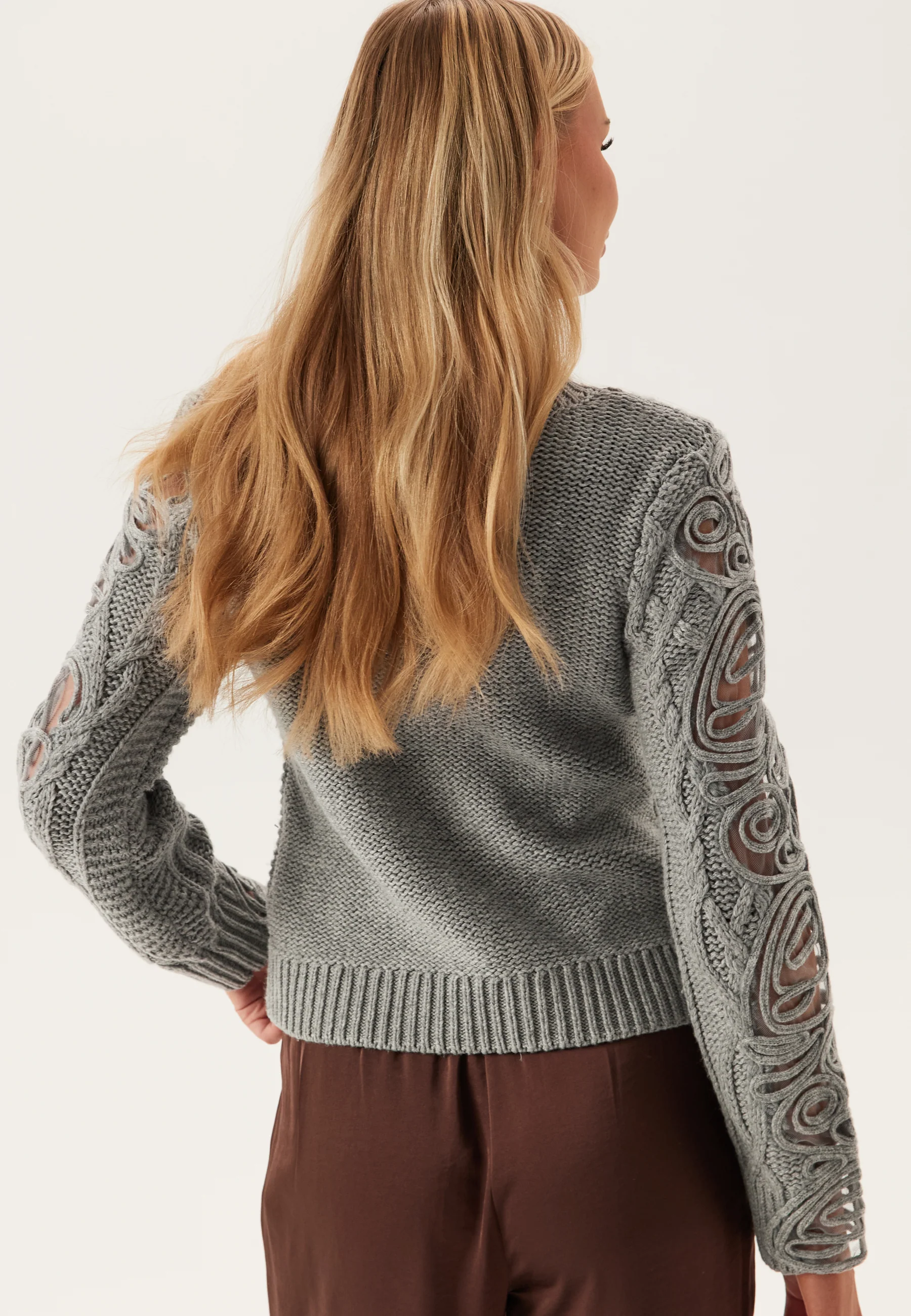 Objelisse Knit L/S RE PULLOVER - Image 3