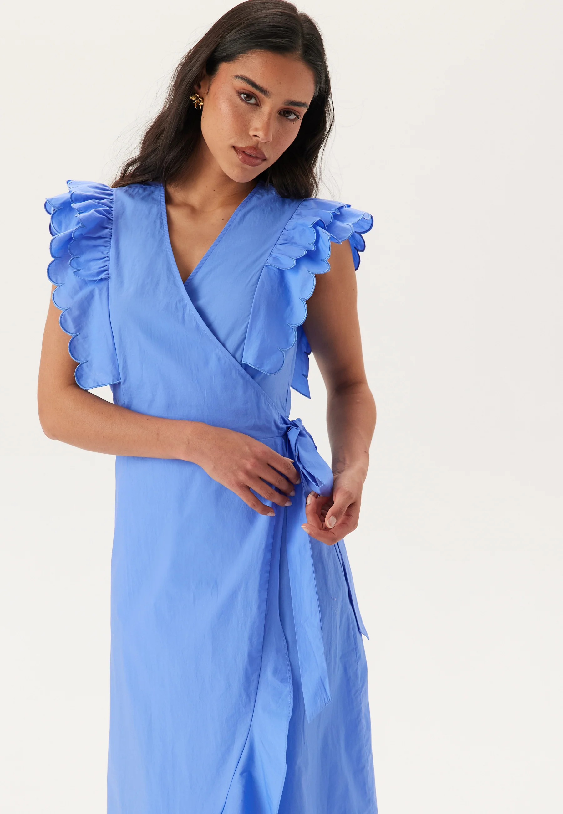 Objhope Papaya S/S WRAP DRESS - Image 3