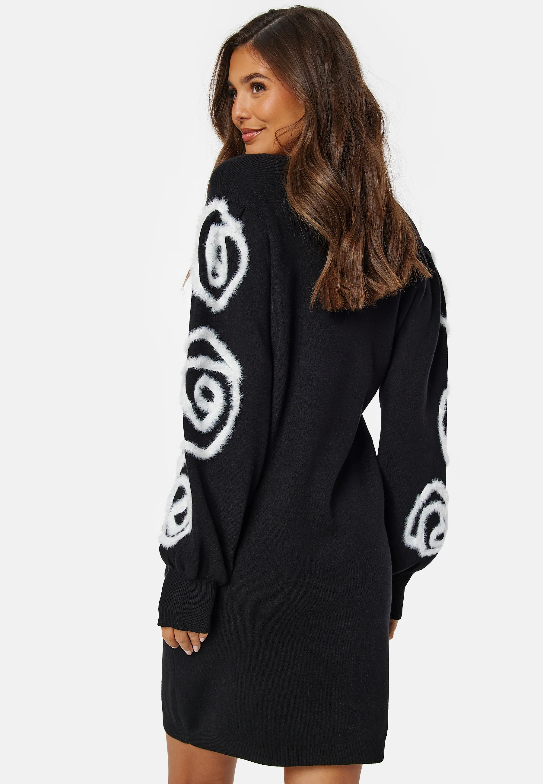 Objinda LS Short Knit Dress - Image 3
