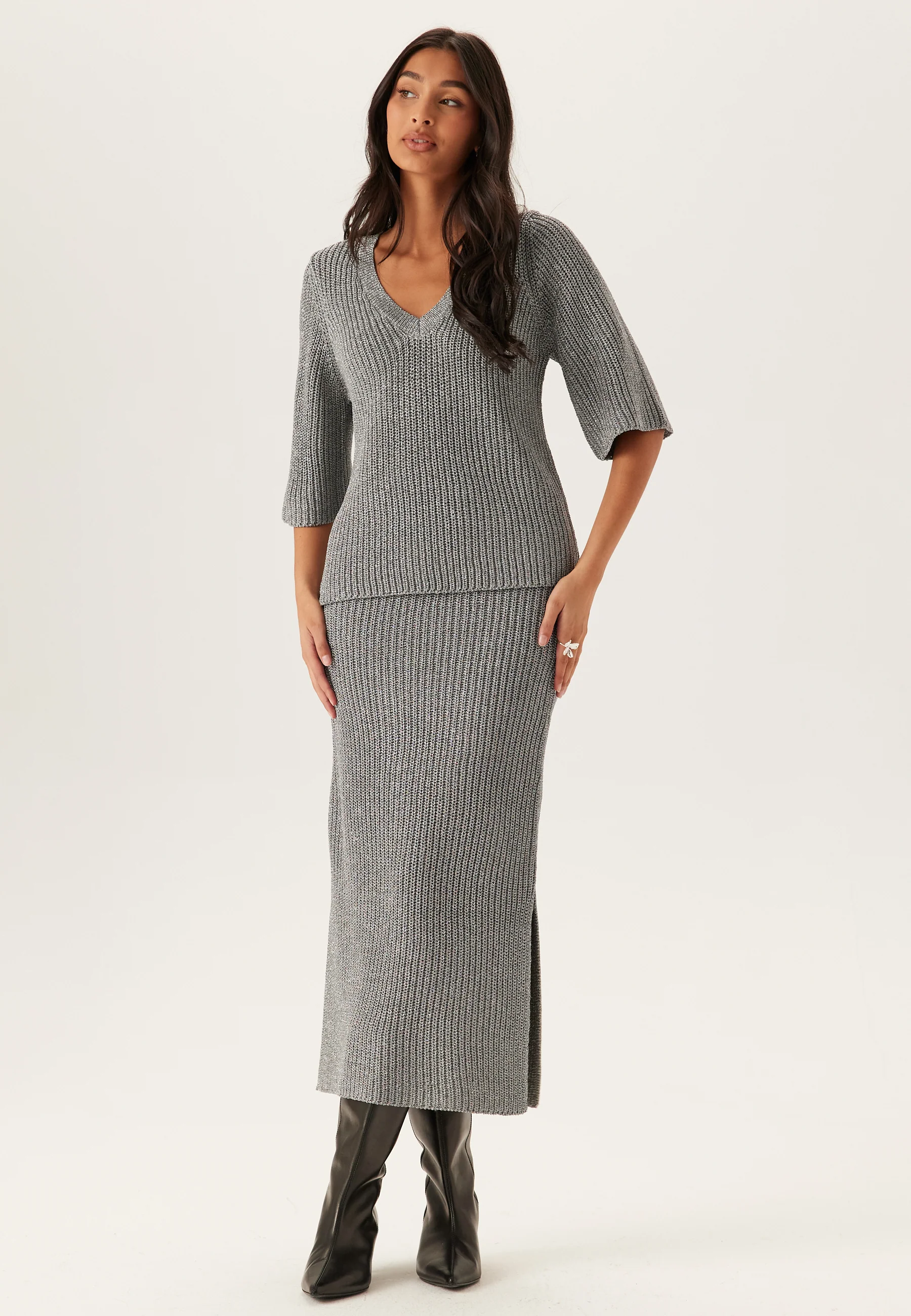 Objkora Knit S/S RE PULLOVER R - Image 2