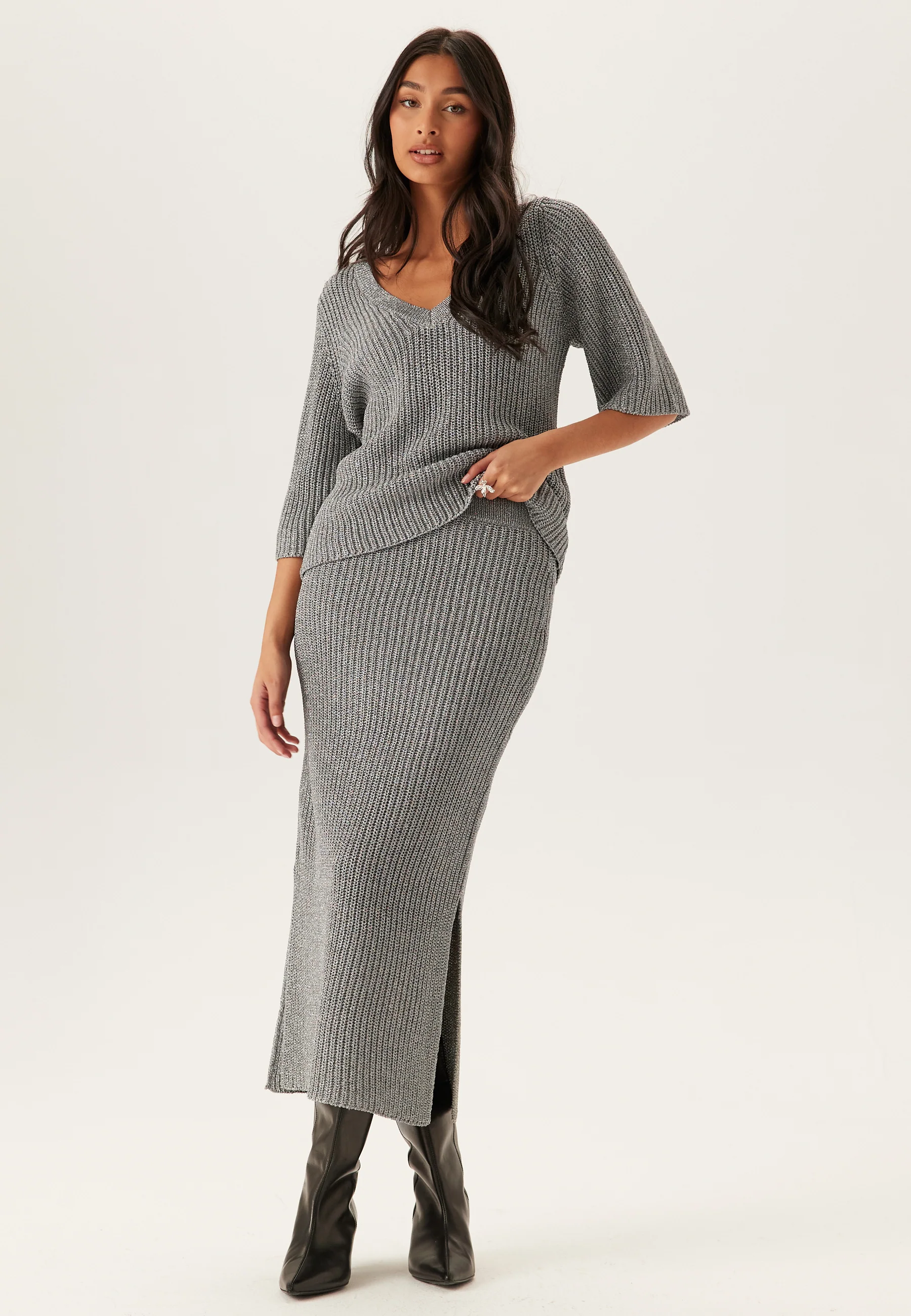 Objkora Knit S/S RE PULLOVER R - Image 7