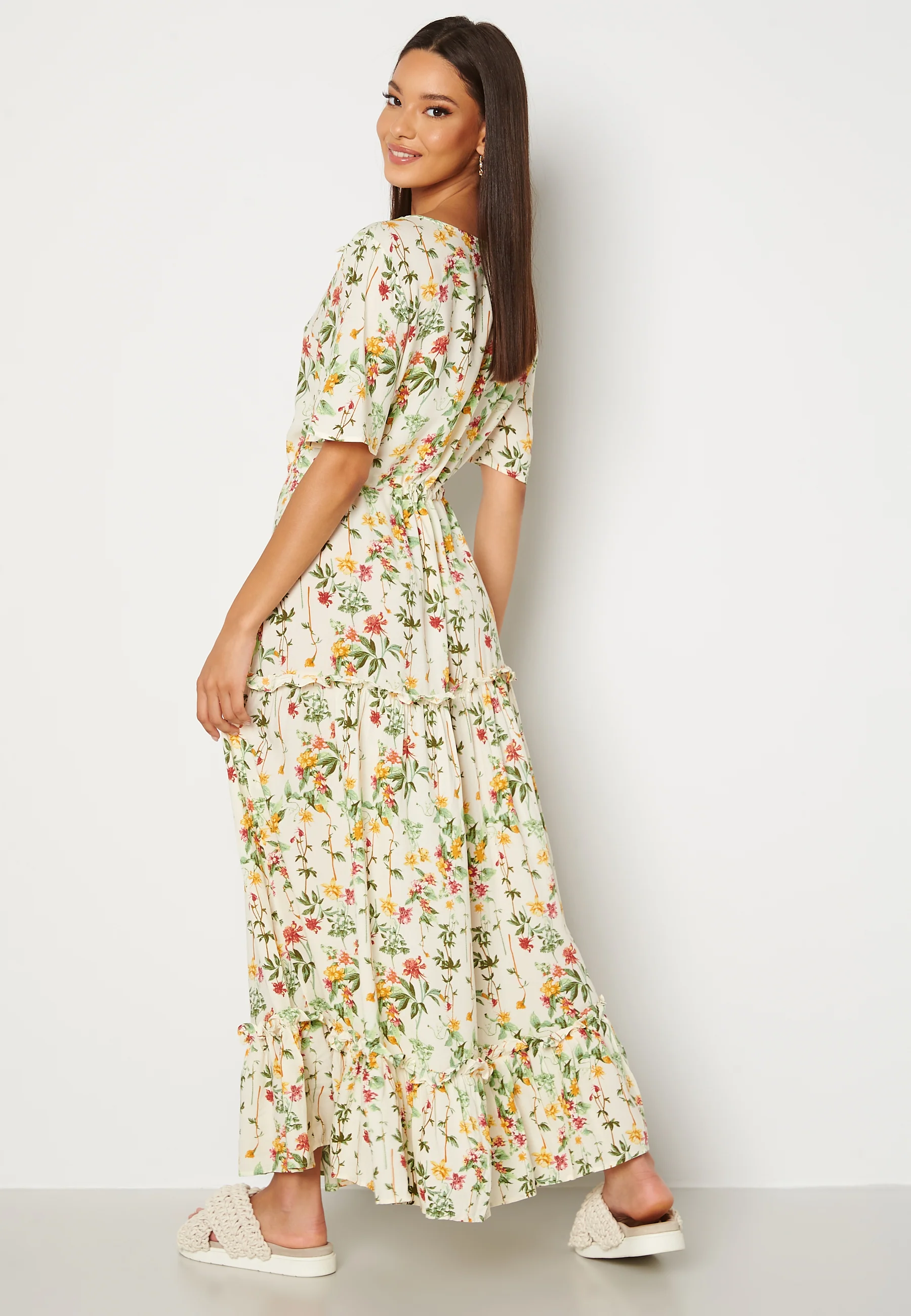 Objlorena S/S Long Dress - Image 2