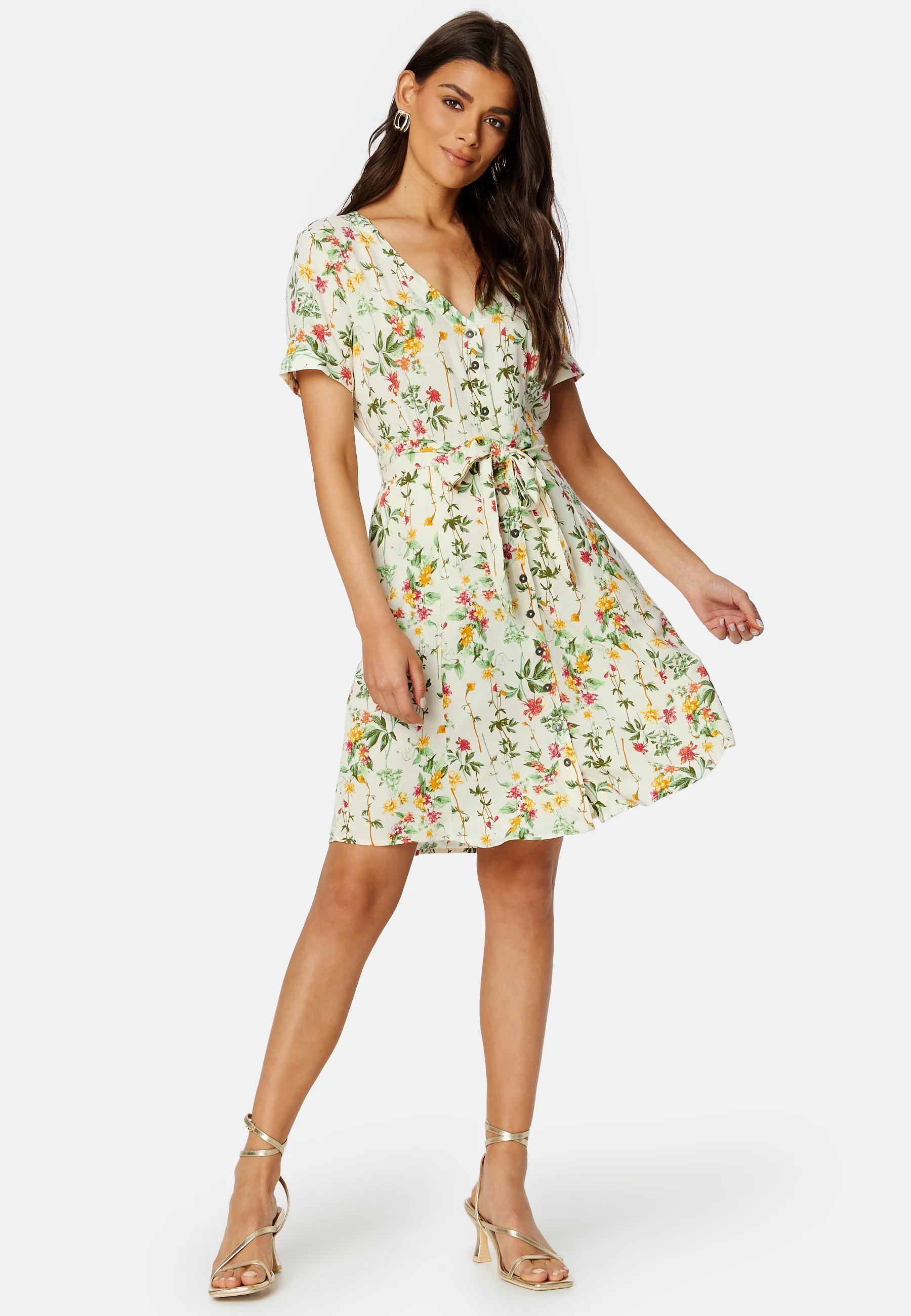 Objlorena S/S Short Dress - Image 3