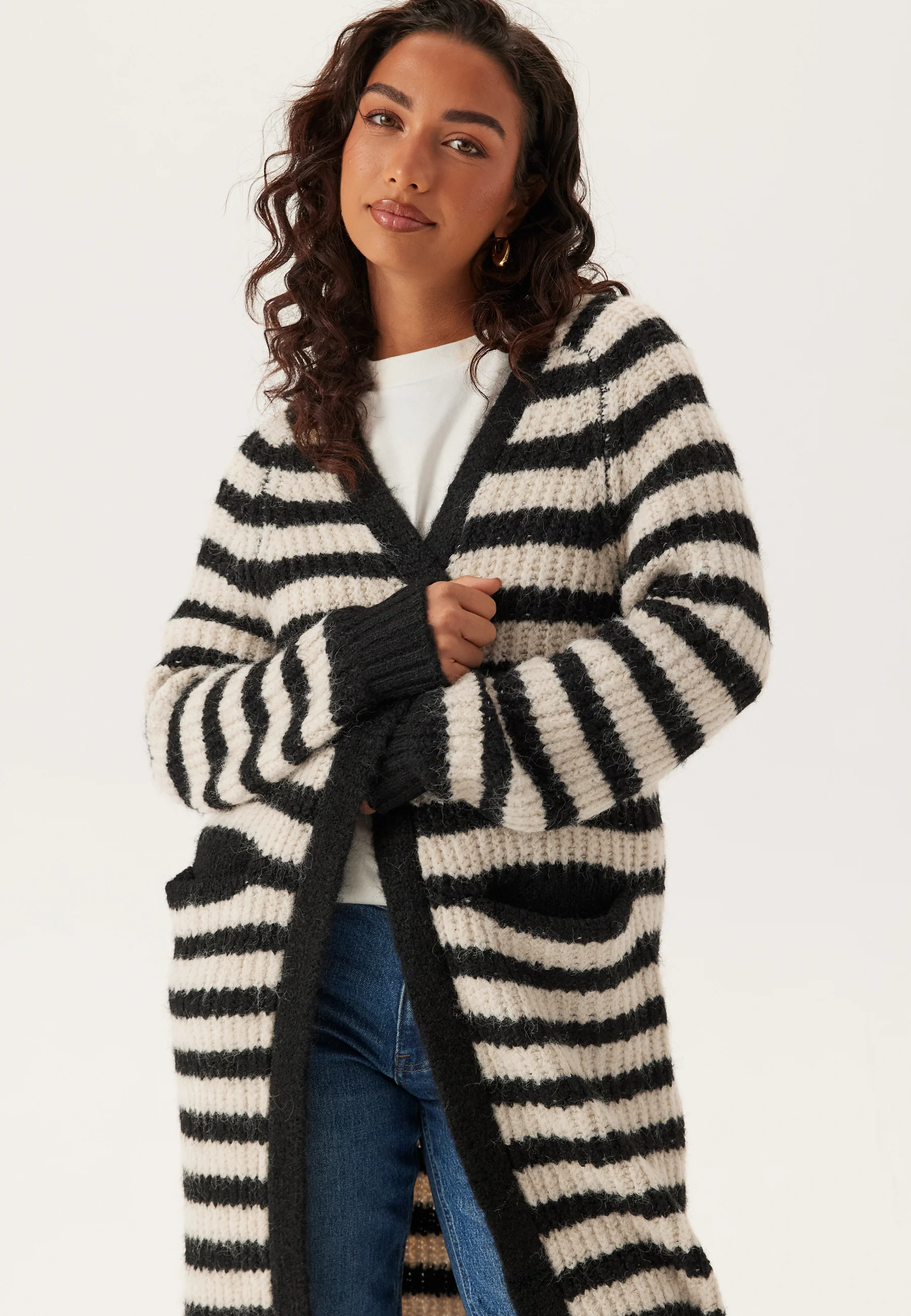 Objmilu Ls Lo Long Knit Cardig - Image 3