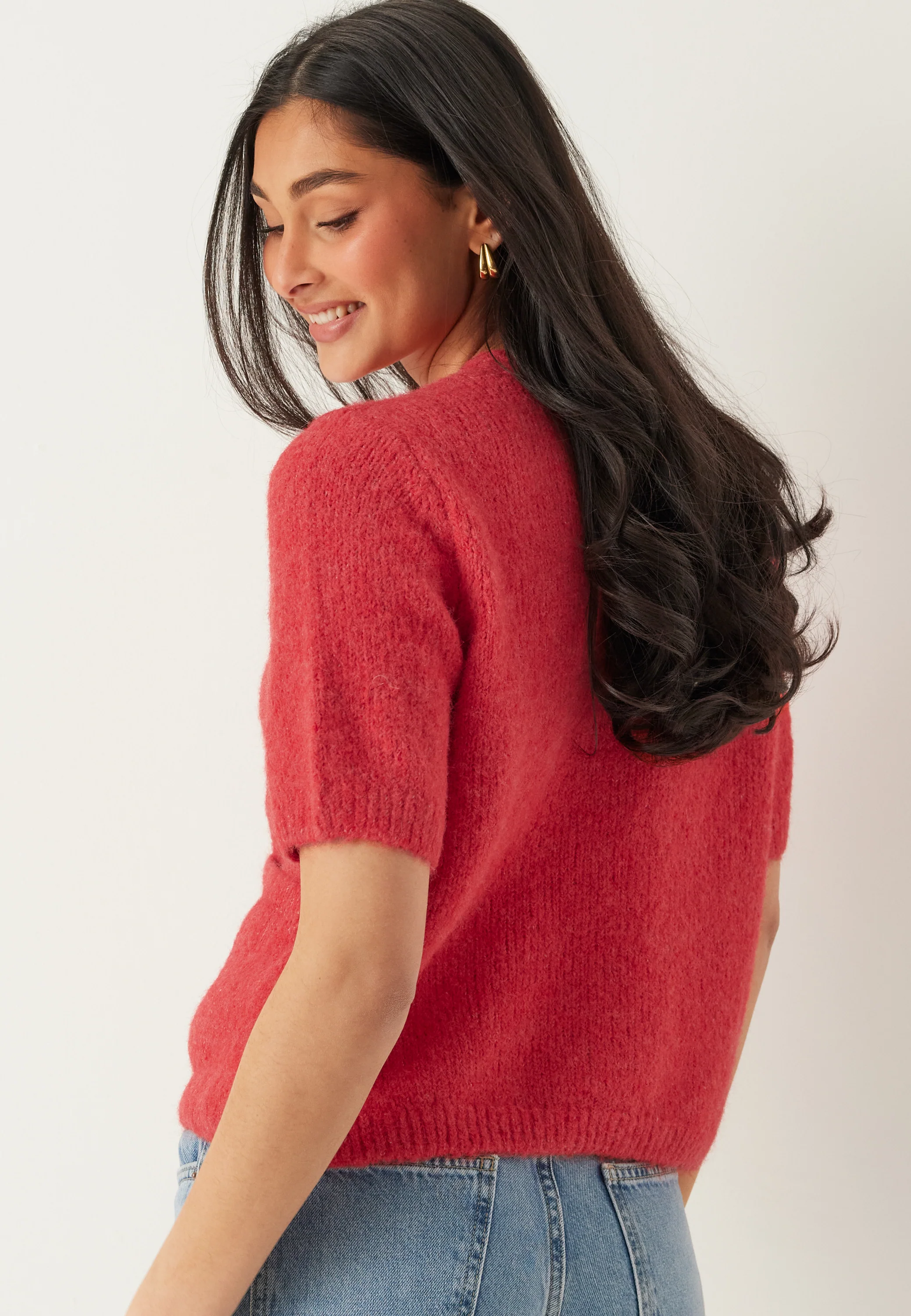 Objsaggia Re Ss V-neck Knit Cardigan - Image 4