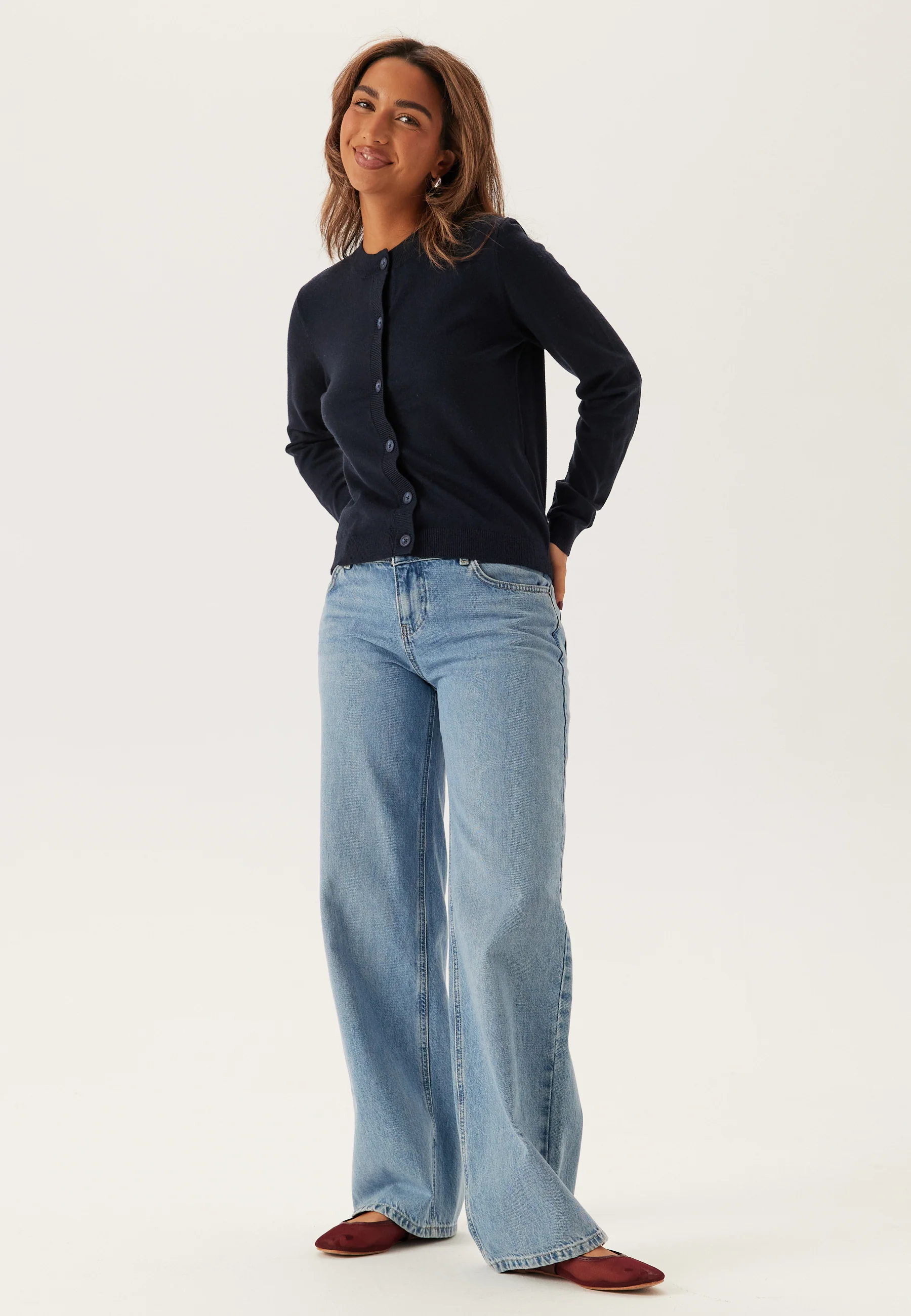 Objthess L/S Short Cardigan - Image 5