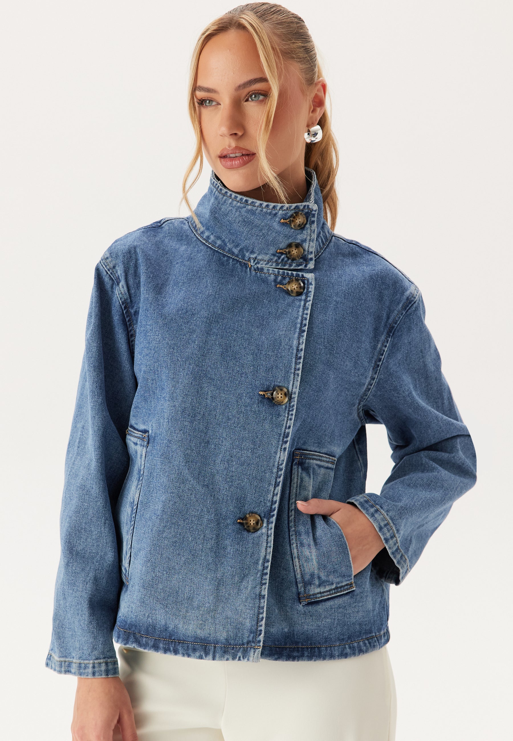 Objtilla Gro L/S LO DENIM JACKET - Image 2