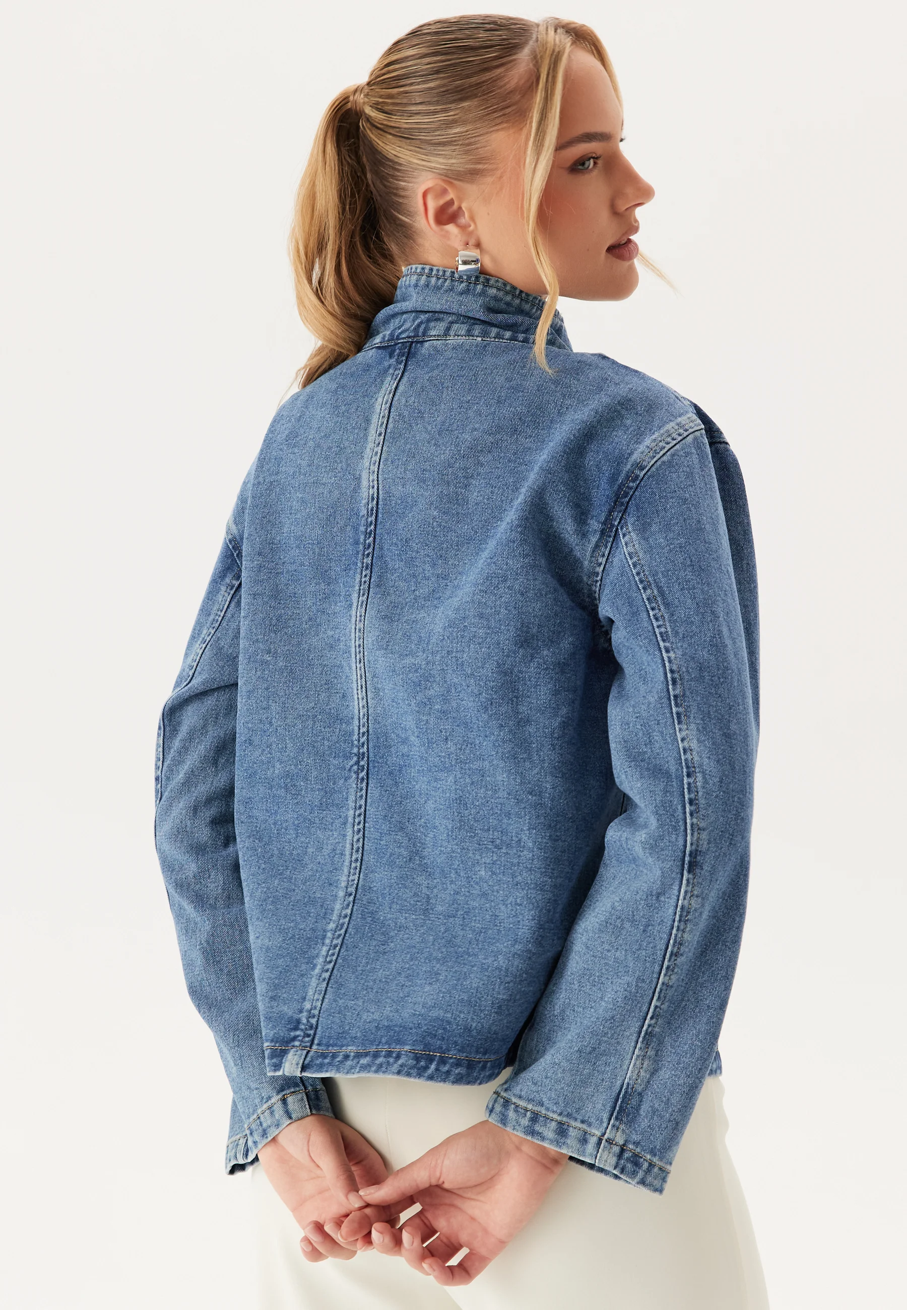Objtilla Gro L/S LO DENIM JACKET - Image 4