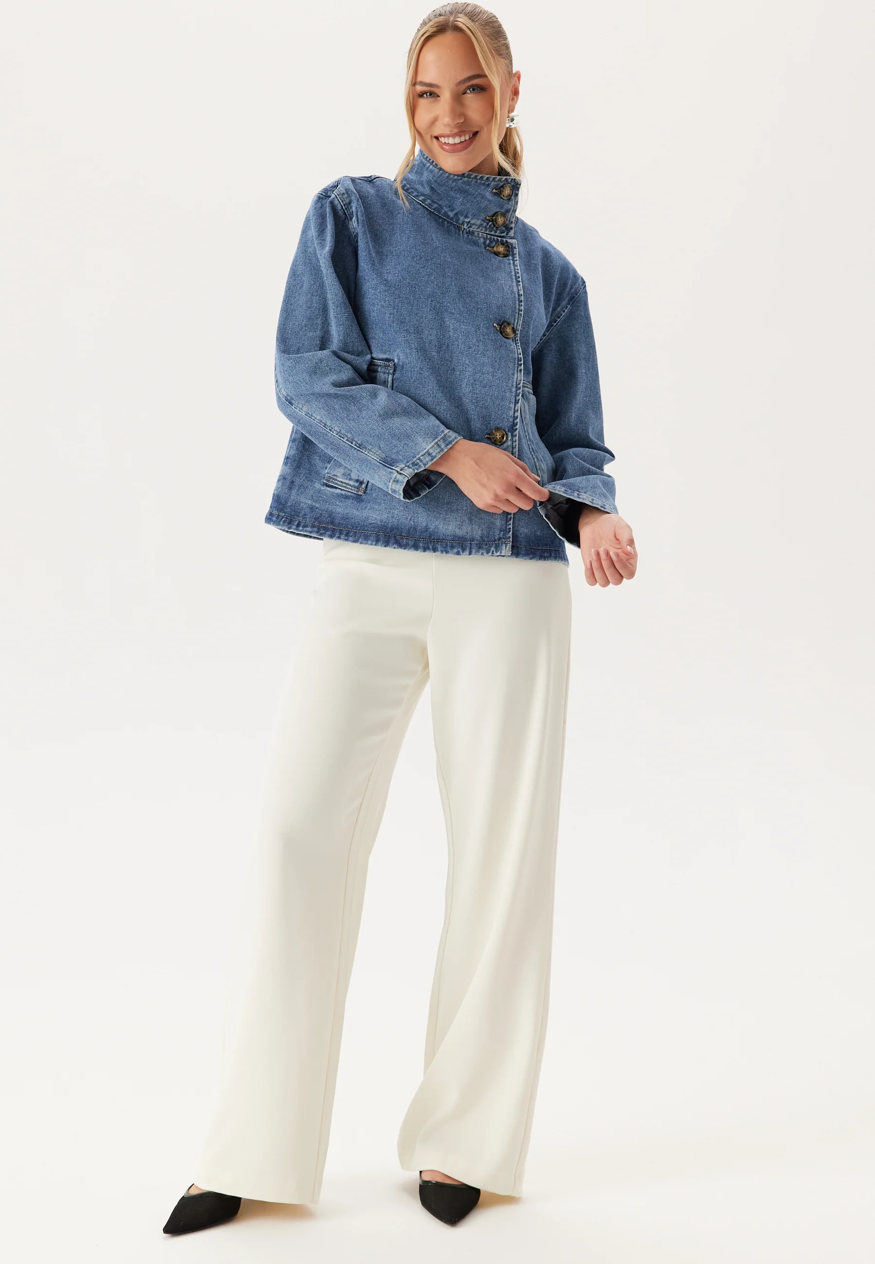 Objtilla Gro L/S LO DENIM JACKET - Image 5