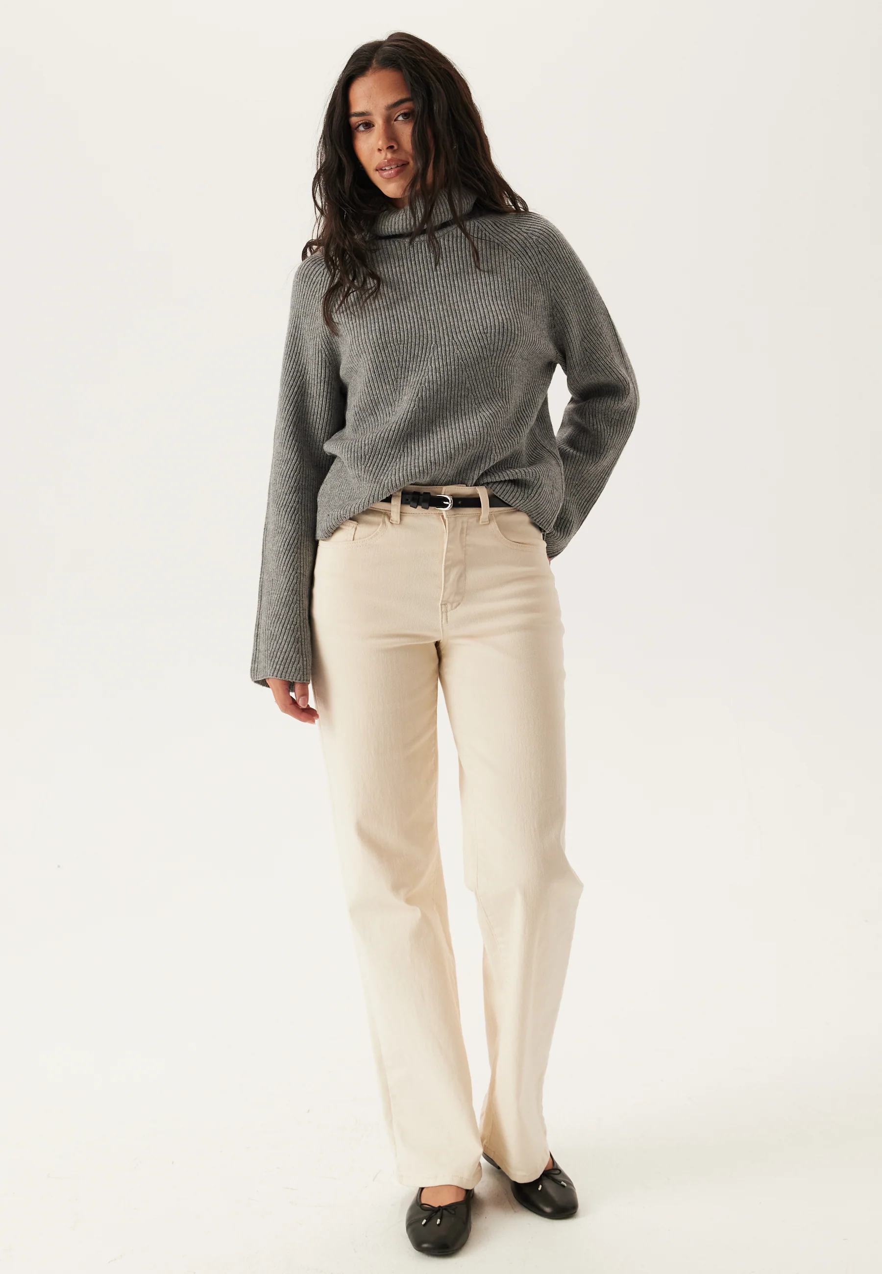 Objviola Ls Lo Rollneck Knit - Image 6