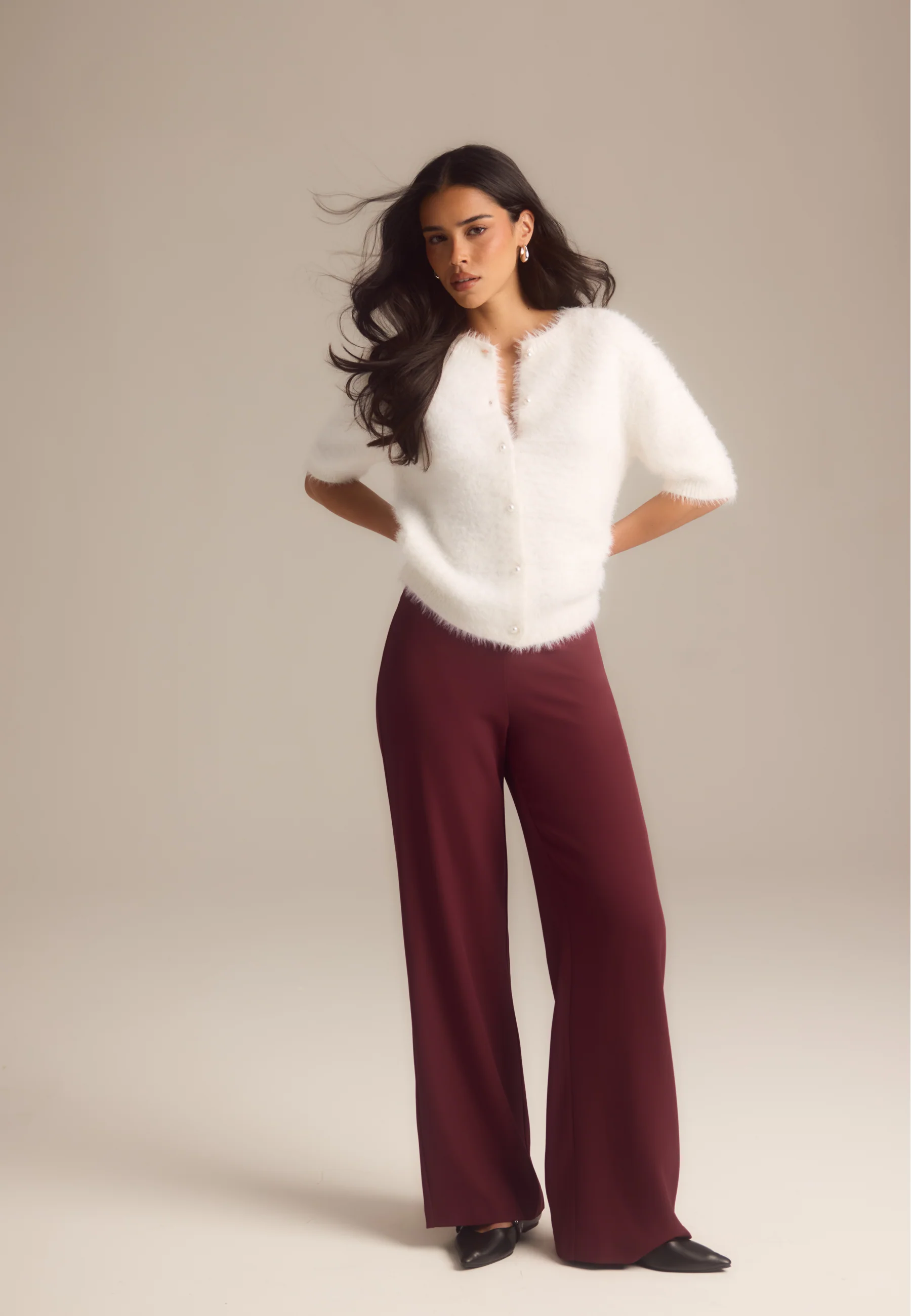 Odelle Wide High Waist Pants - Image 2