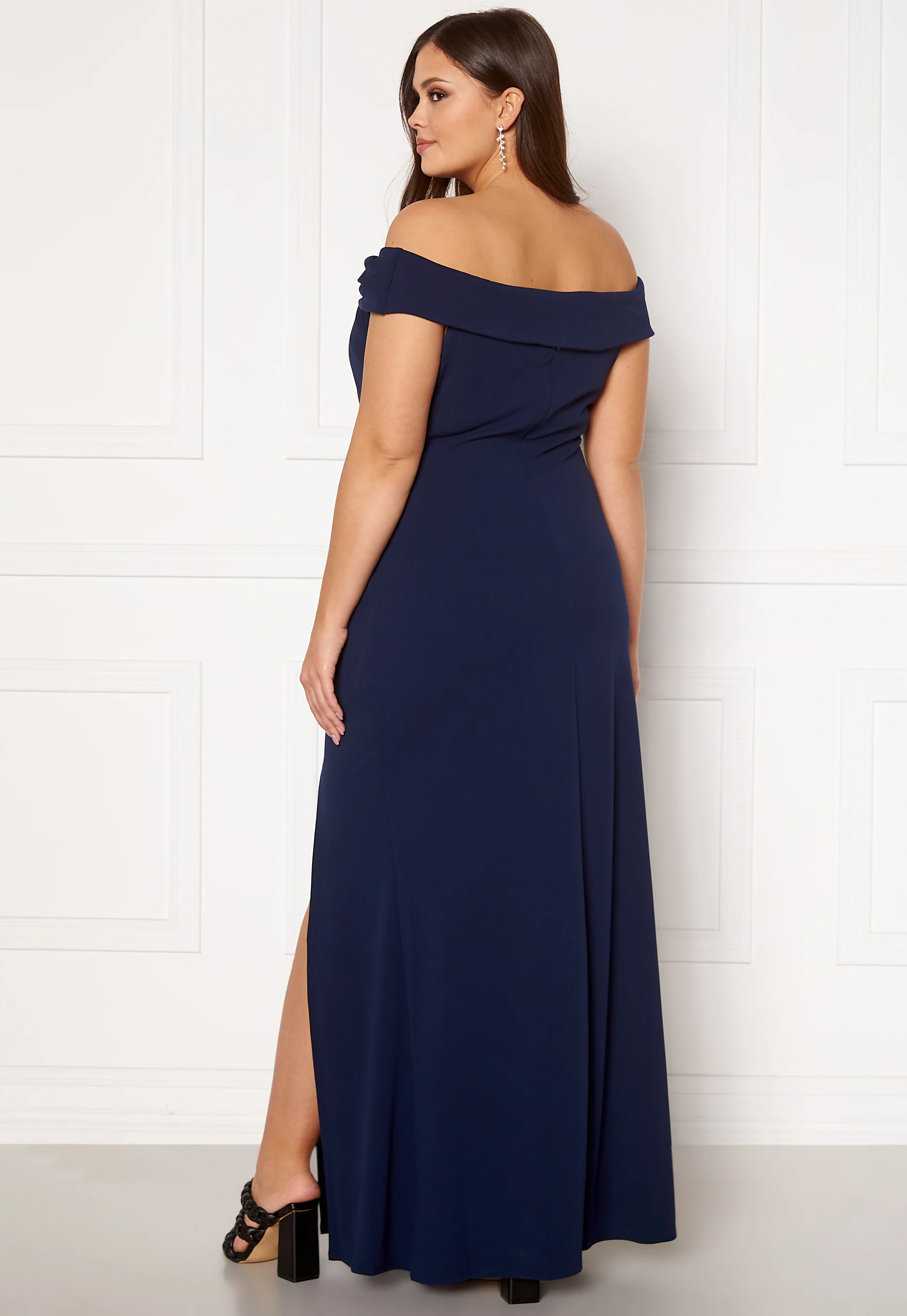 Off Shoulder Maxi Curve Dress - Image 2