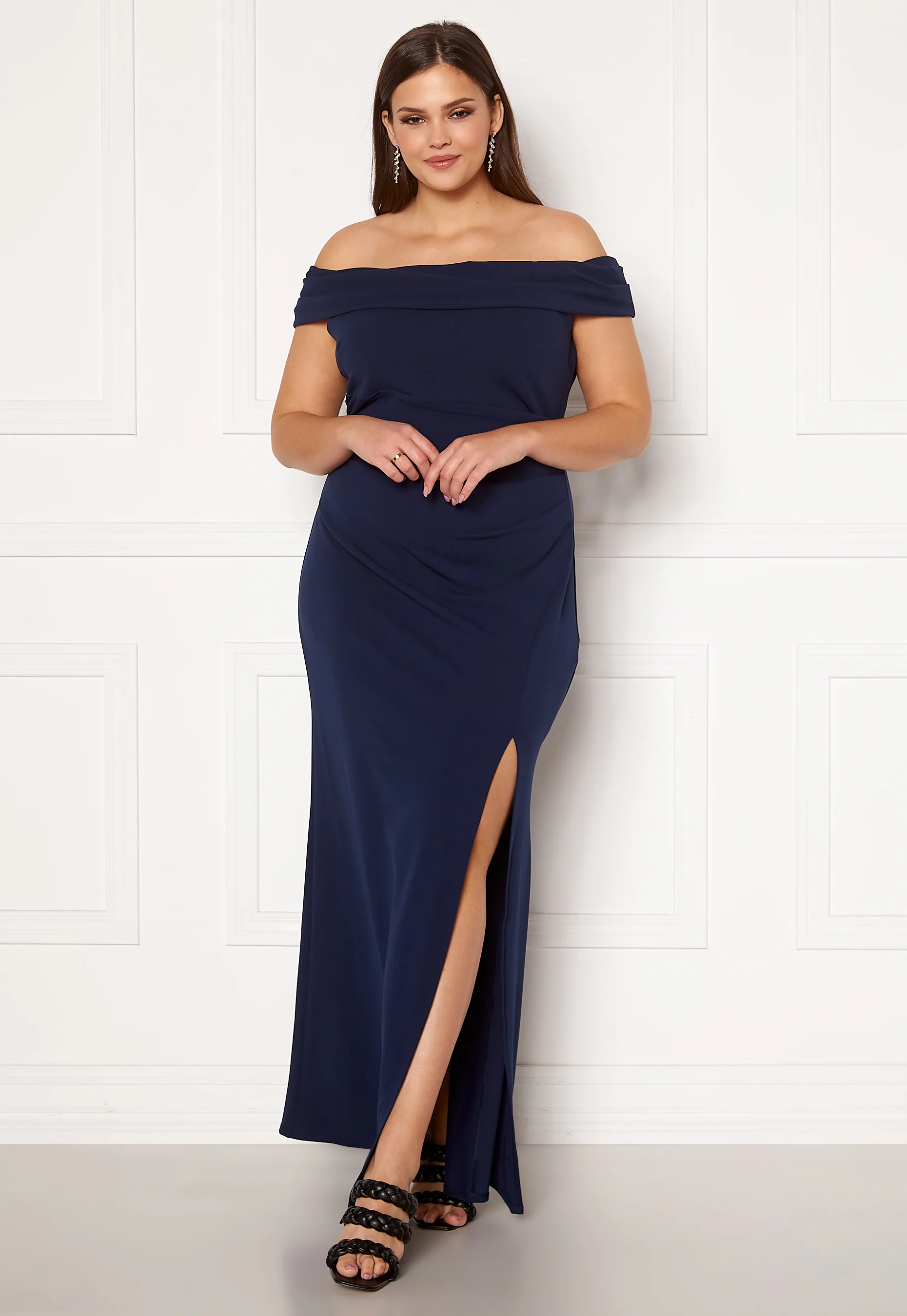 Off Shoulder Maxi Curve Dress - Image 4