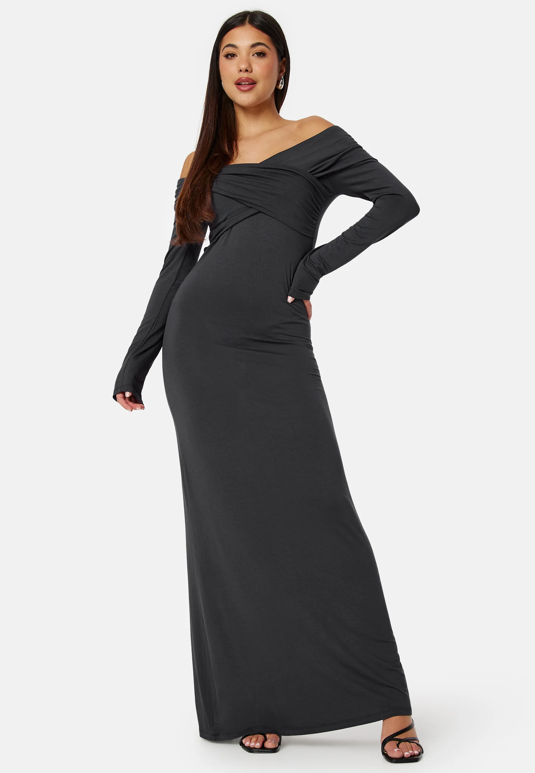 Off Shoulder Maxi Dress - Image 5
