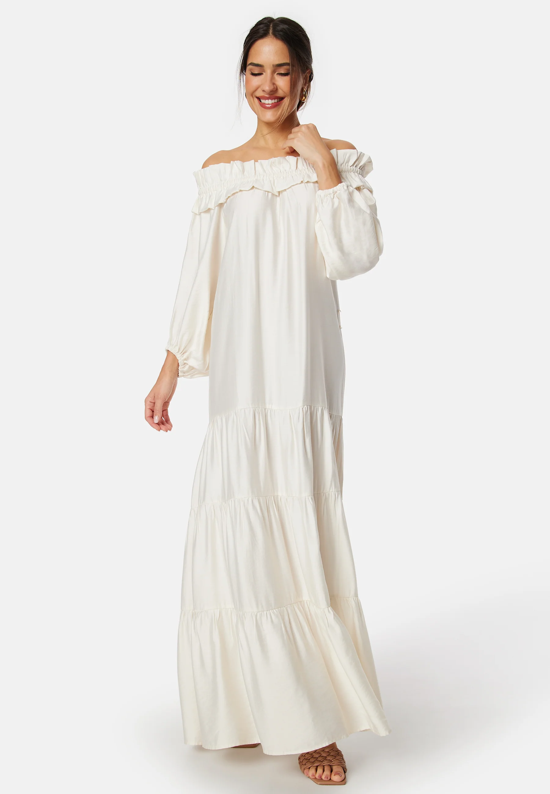 Off Shoulder Maxi Dress