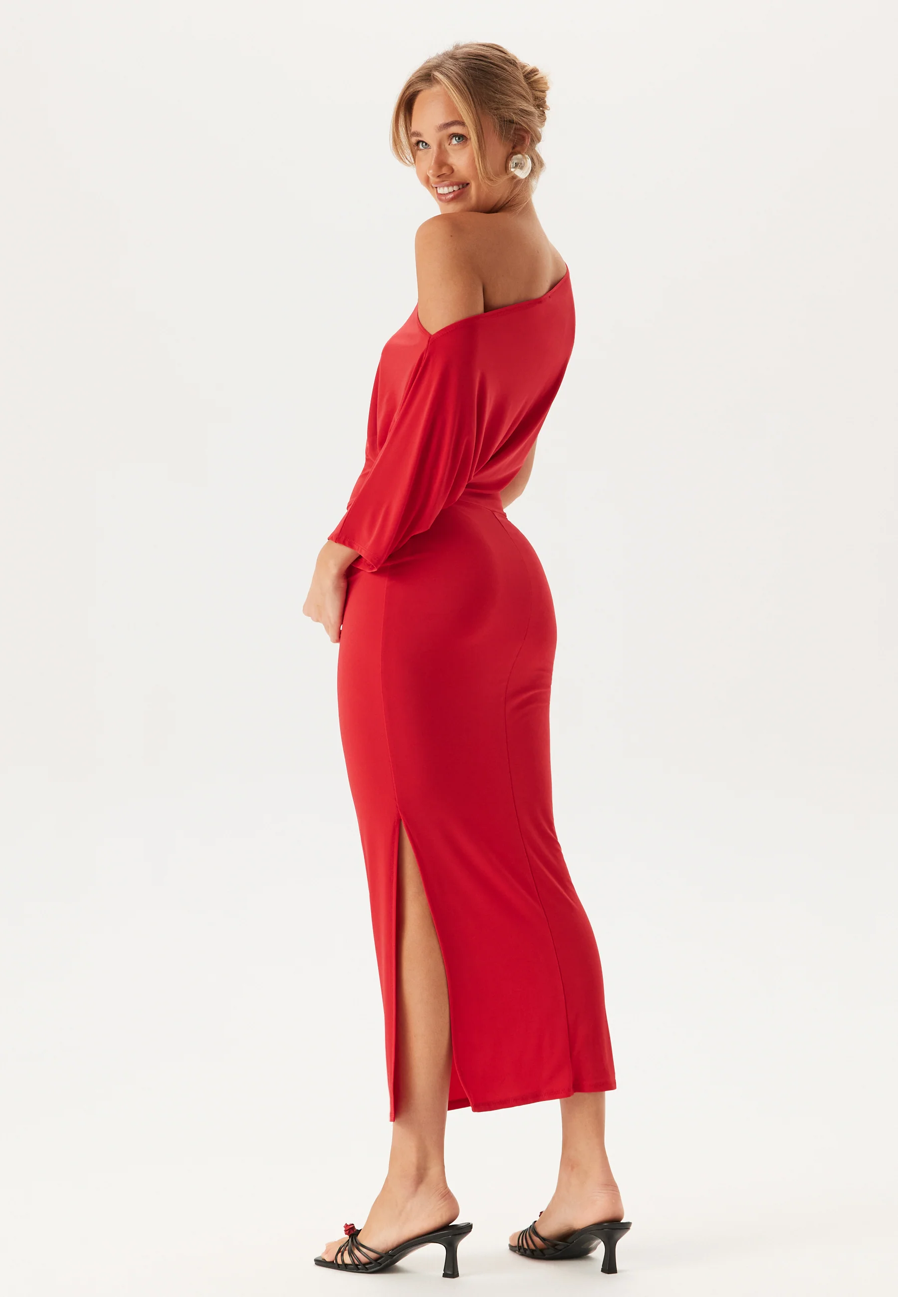 Off Shoulder Midaxi Dress - Image 2
