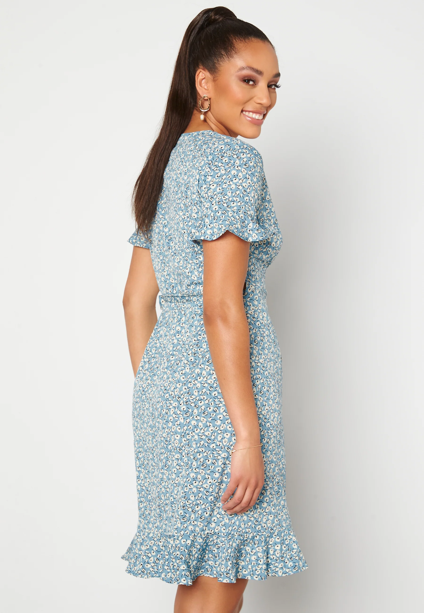 Olivia S/S Wrap Dress - Image 3