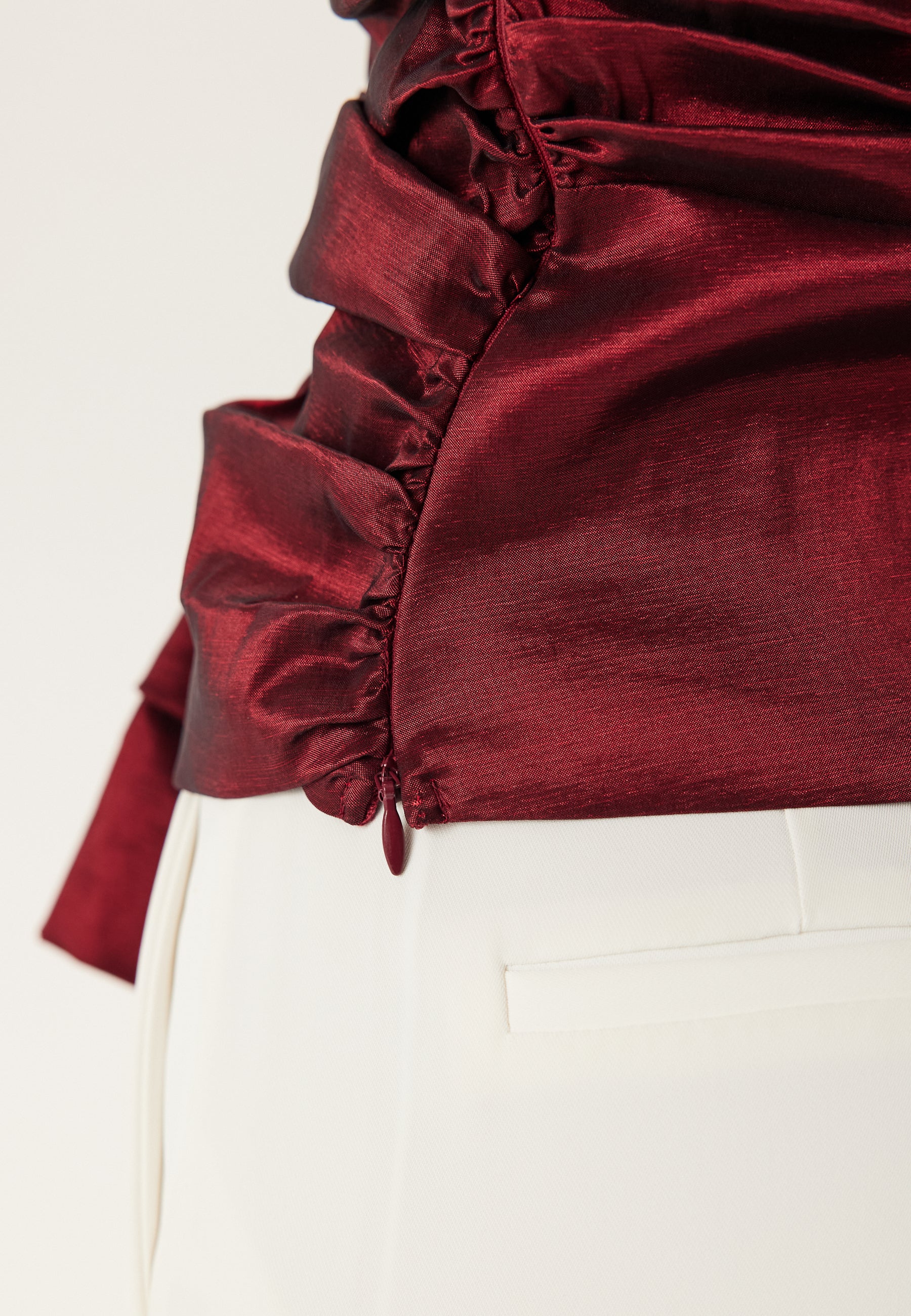 One Shoulder Bow Top - Image 6