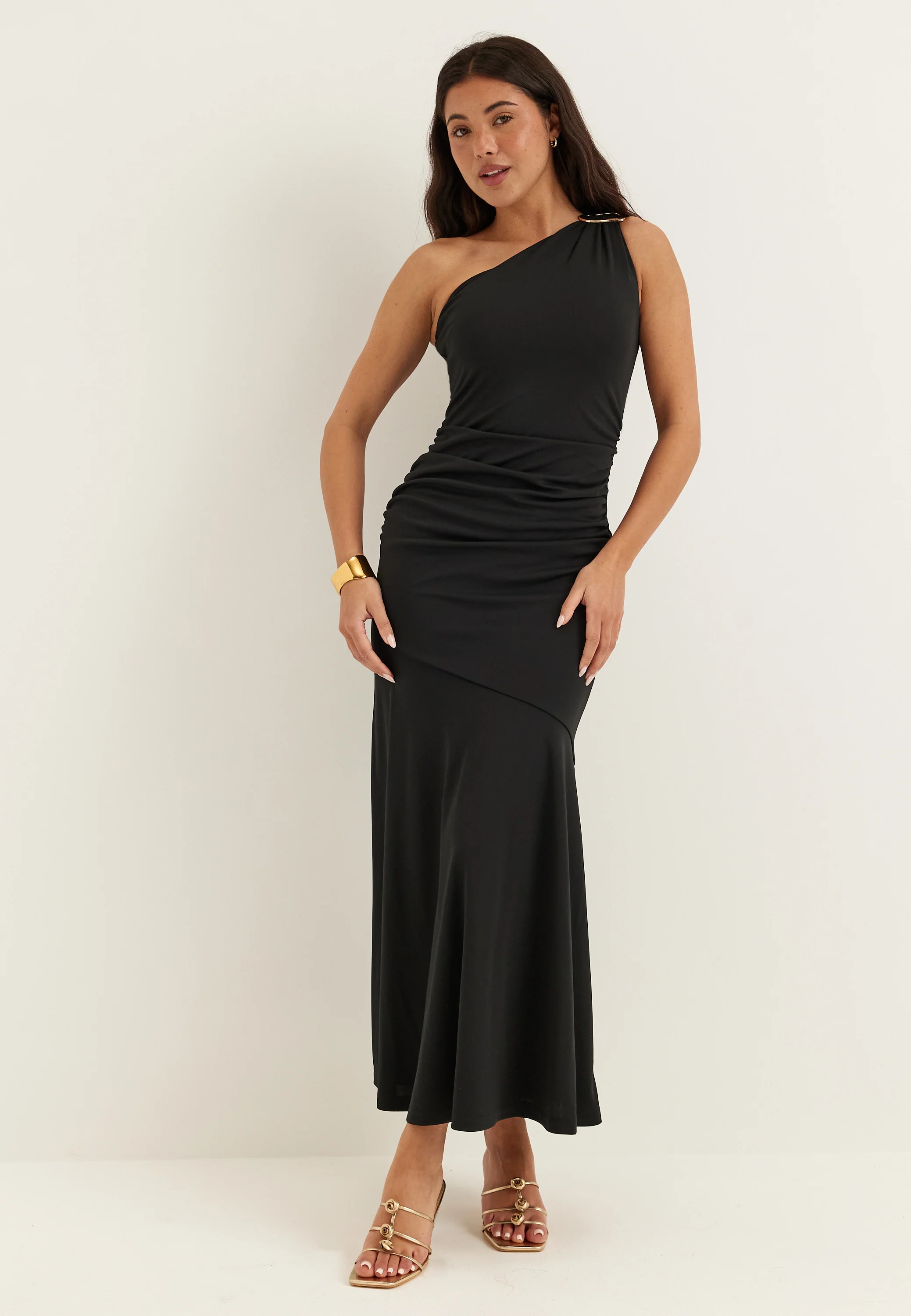 One shoulder dress