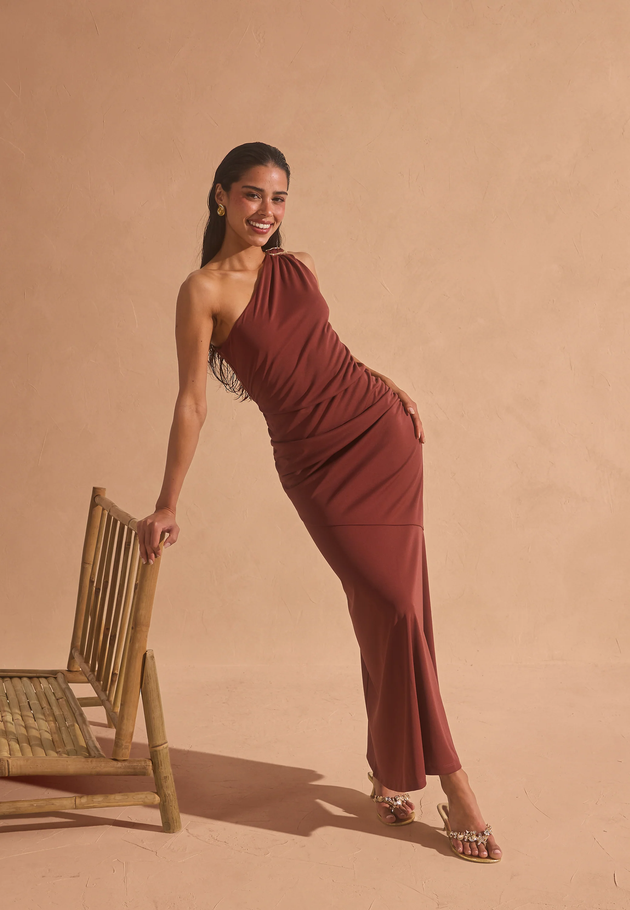 One shoulder dress