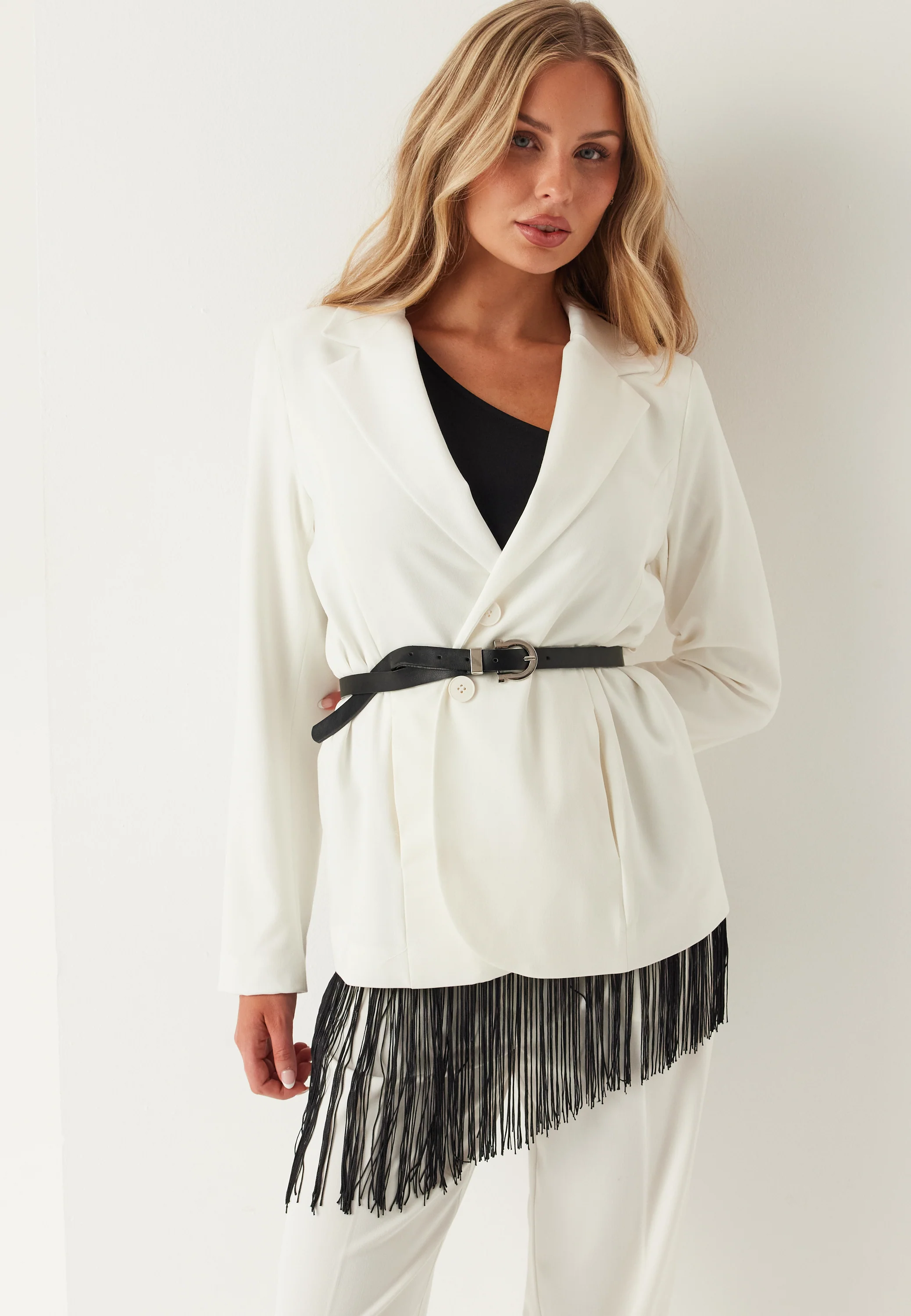 One Shoulder Fringe Top - Image 4