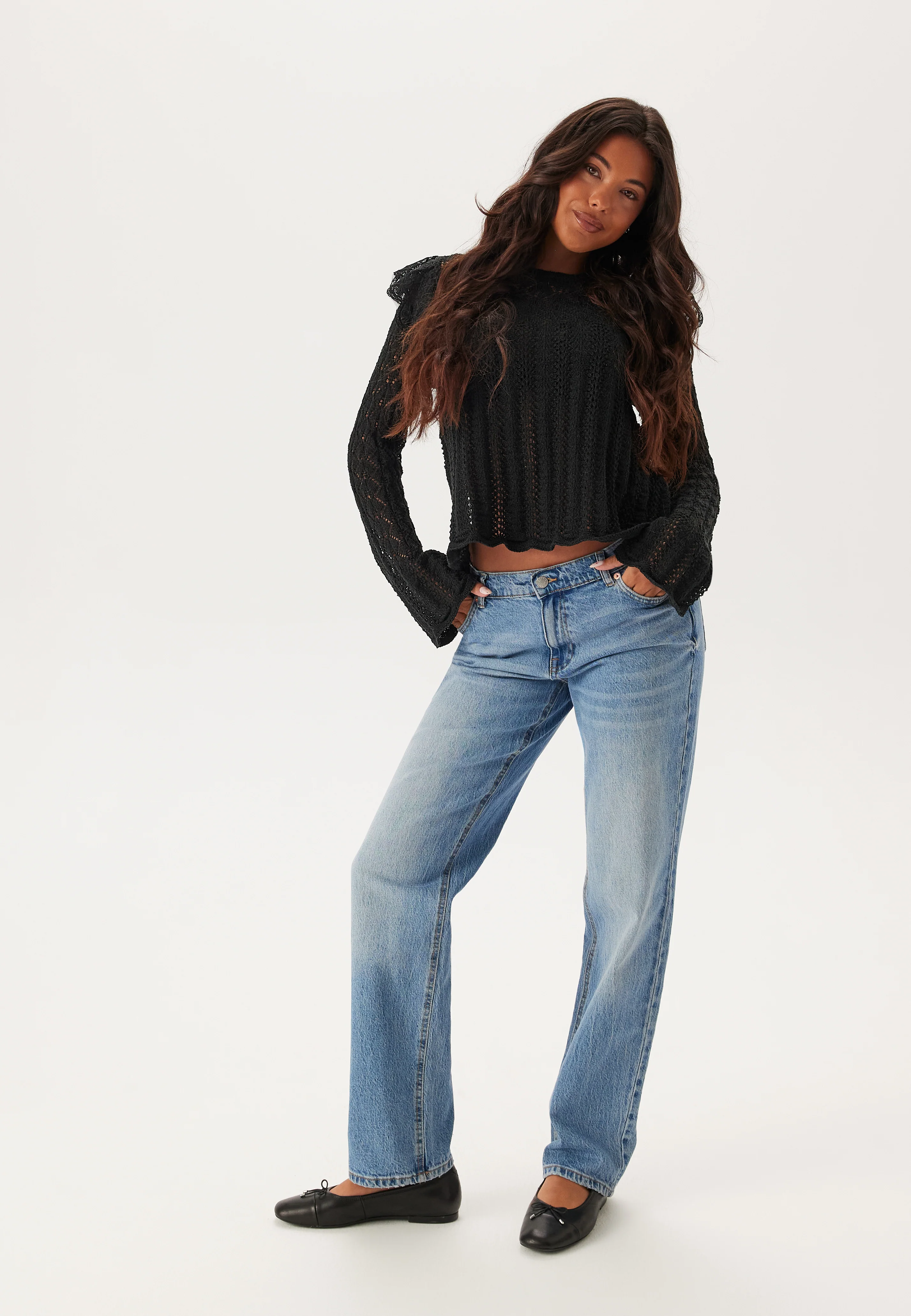 Onlashley Ls O-neck Mix Knt - Image 4